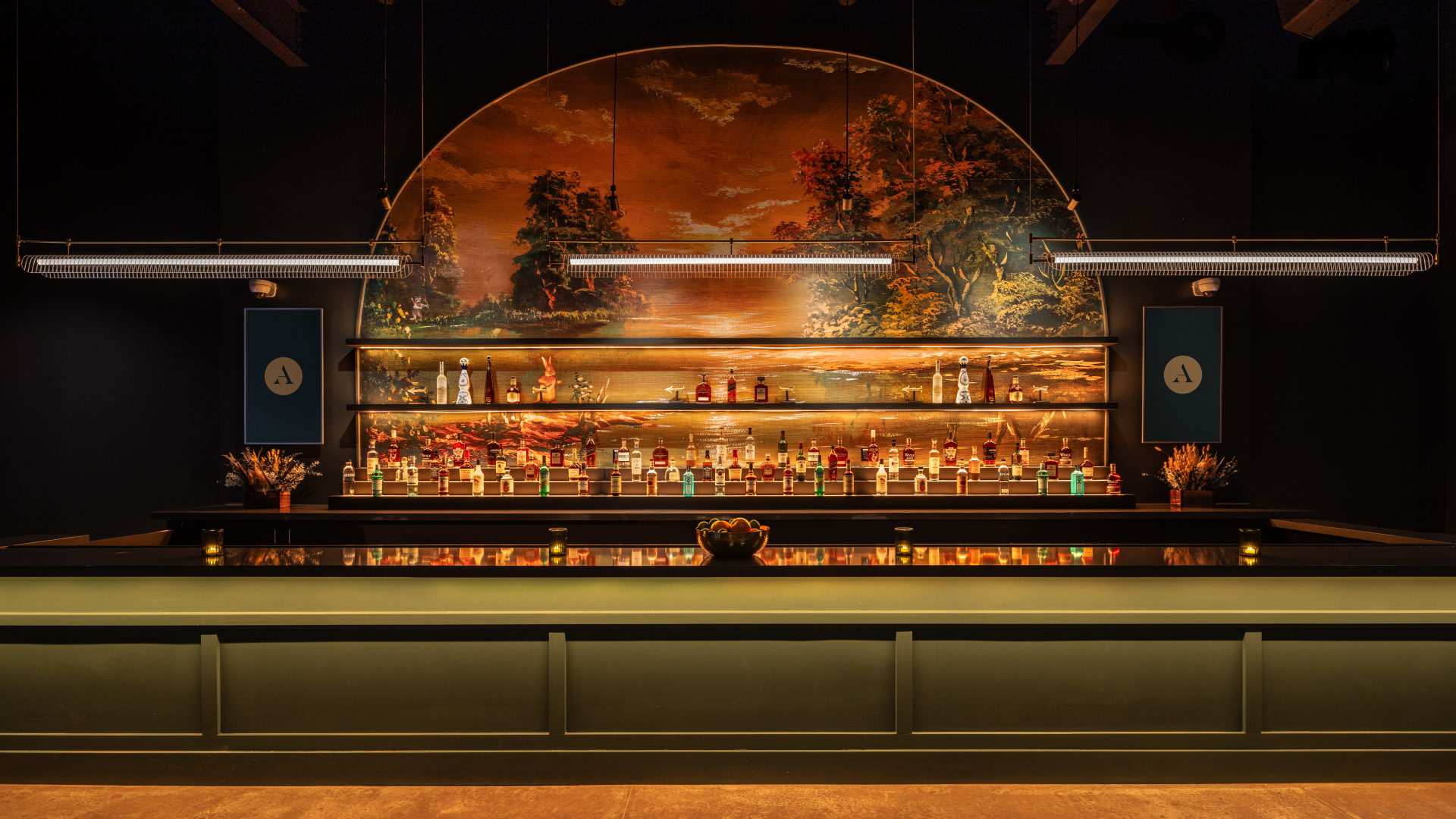 Archer Music Hall stocked bar