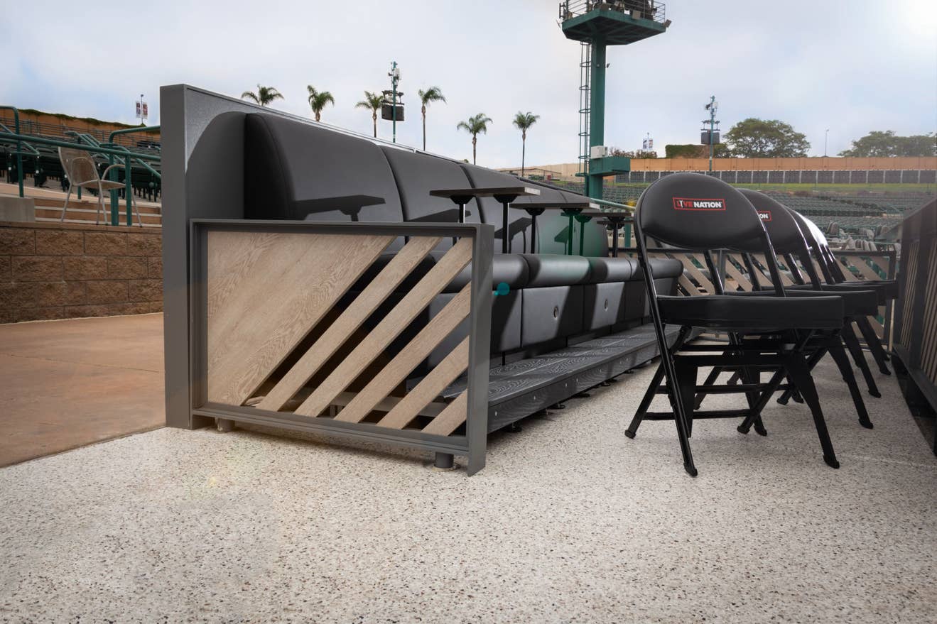 plush black empty chairs
