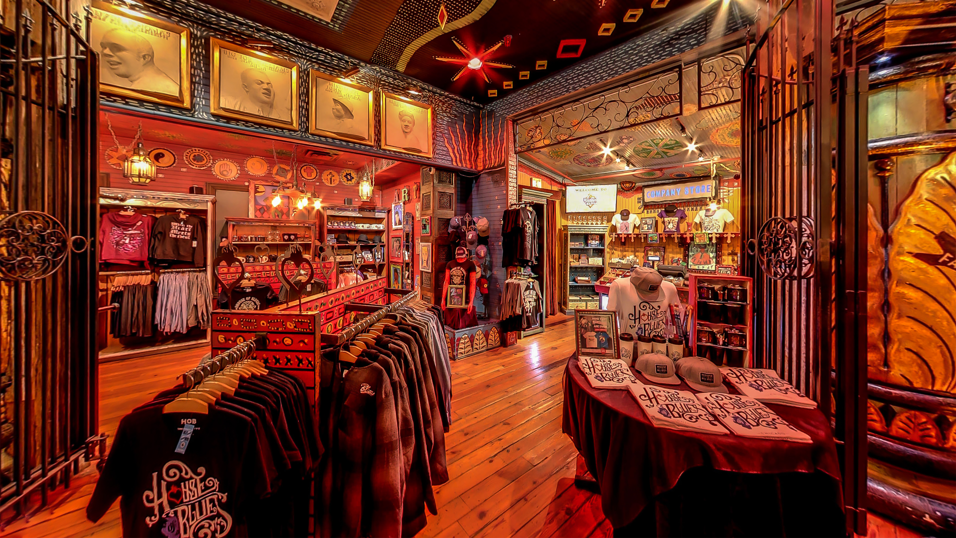 The House of Blues gift shop at House of Blues Chicago
