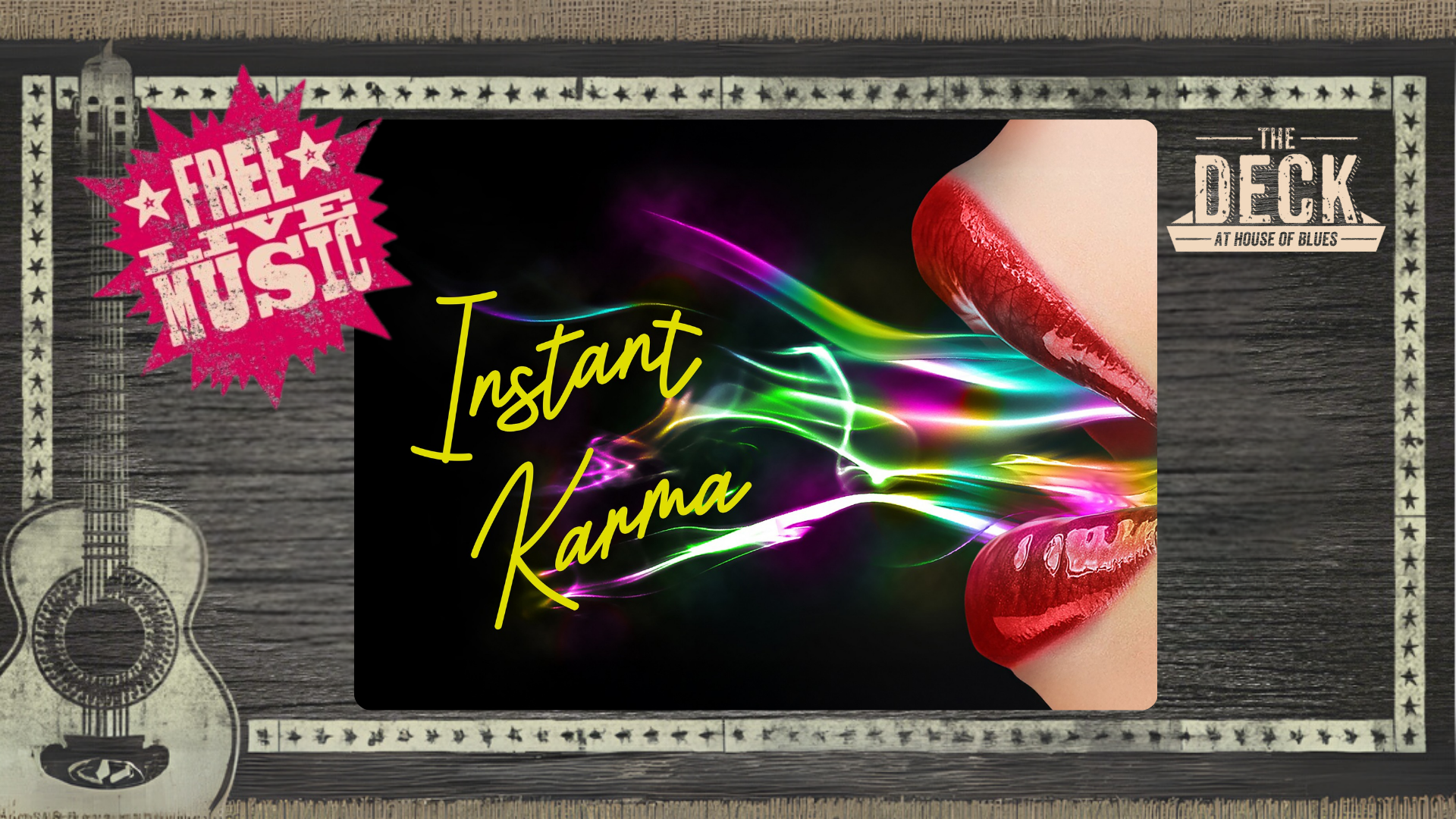 Live Music on The Deck: Instant Karma at House of Blues Myrtle Beach