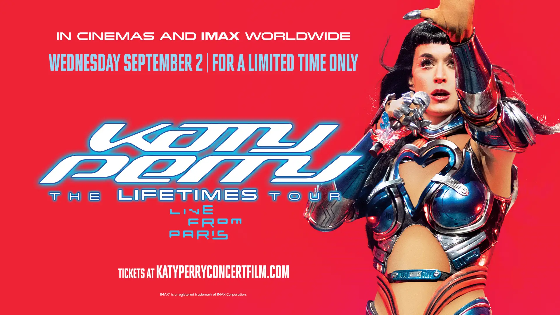 Katy Perry: The Lifetimes Tour - Live from Paris In Theaters September 2