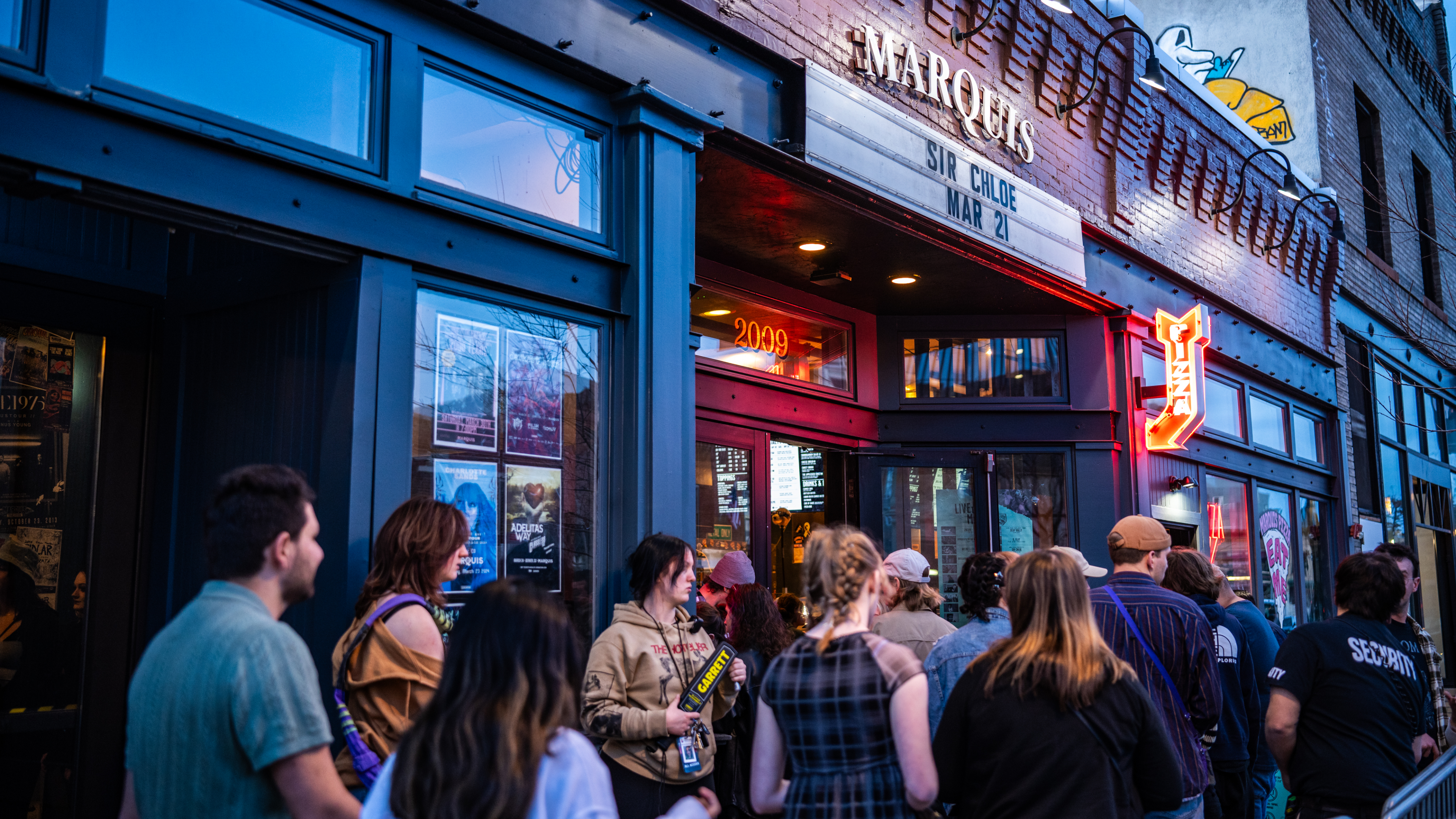 The line outside of Marquis