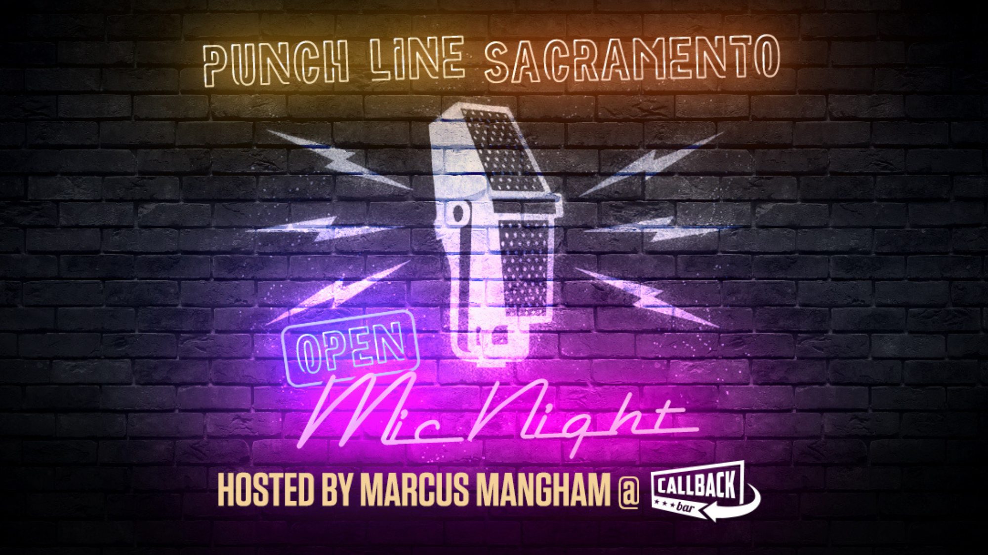 Logo for Open Mic.