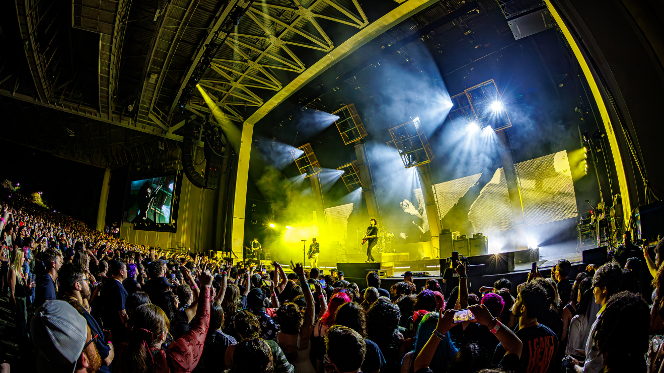 Pierce The Veil at Truliant Amphitheater.
