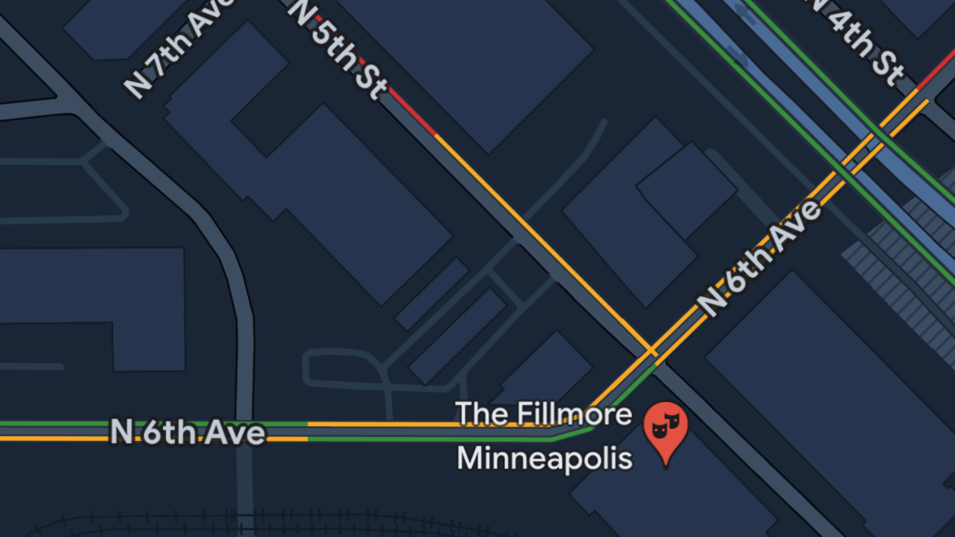 A map showing the venue's location