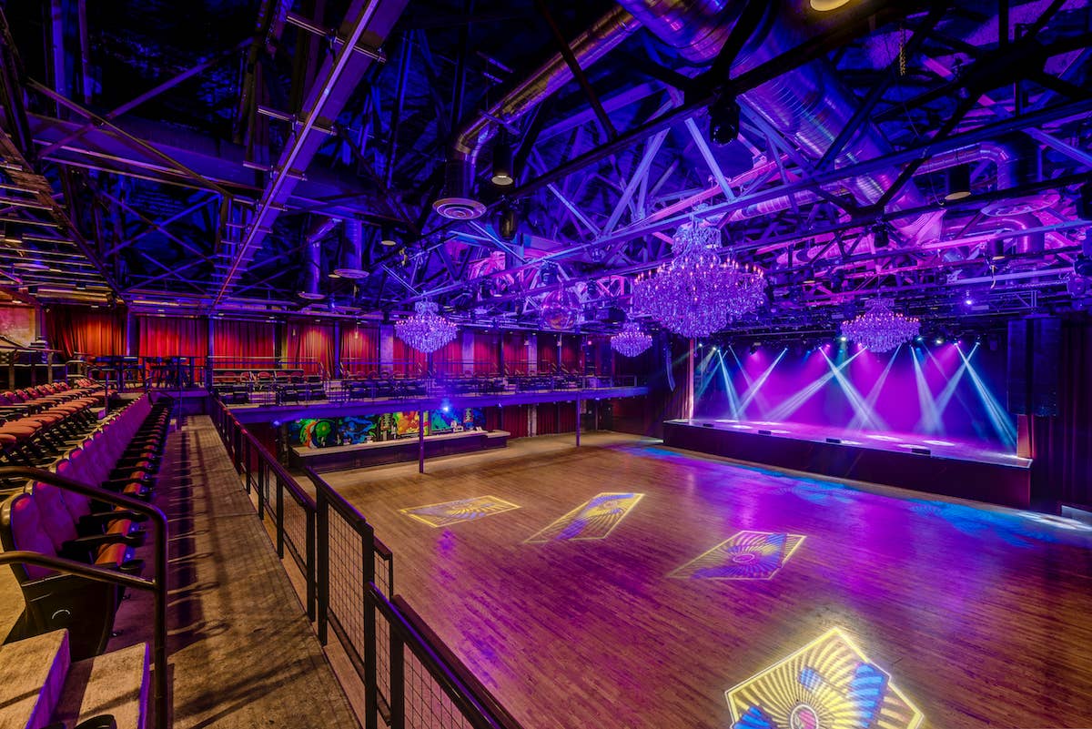 Balcony of The Fillmore Philadelphia Music Hall - VIP lounge & box seating. 