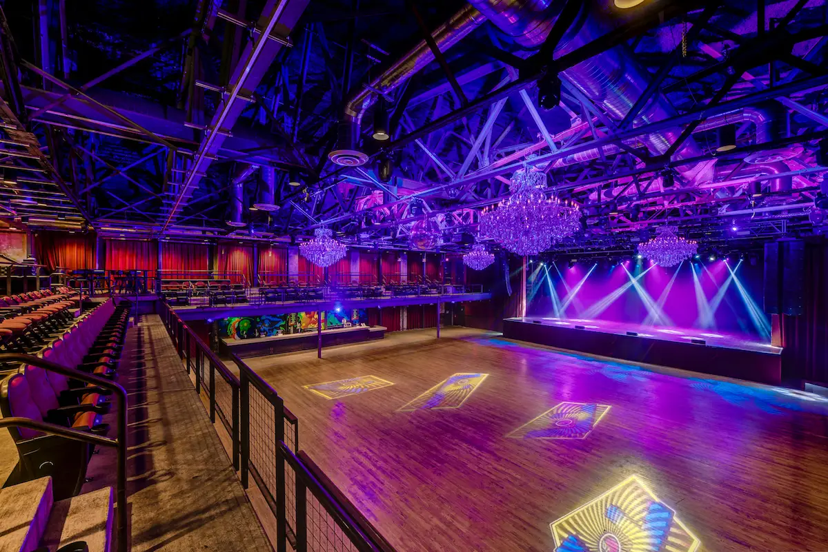 Balcony of The Fillmore Philadelphia Music Hall - VIP lounge & box seating. 
