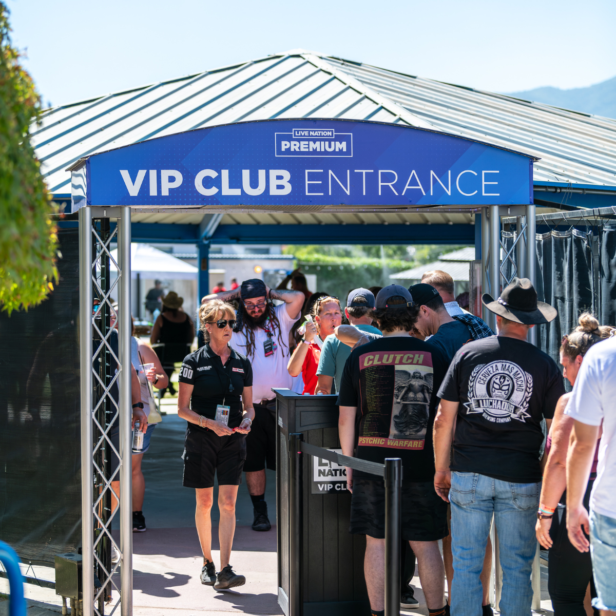 a picture of our vip club entrance