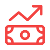 An icon with an arrow pointing up