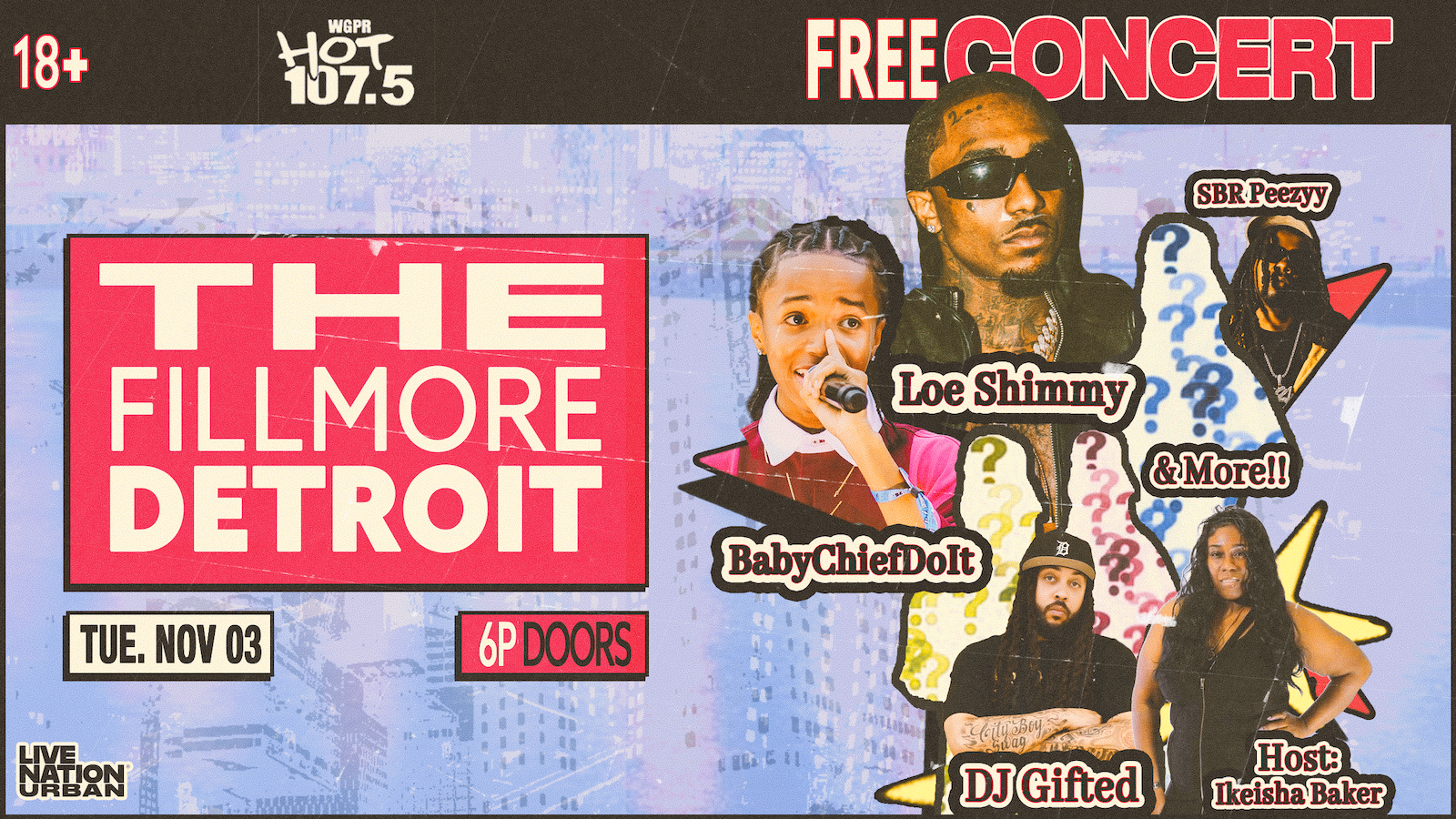 FREE LOE SHIMMY DETROIT CONCERT