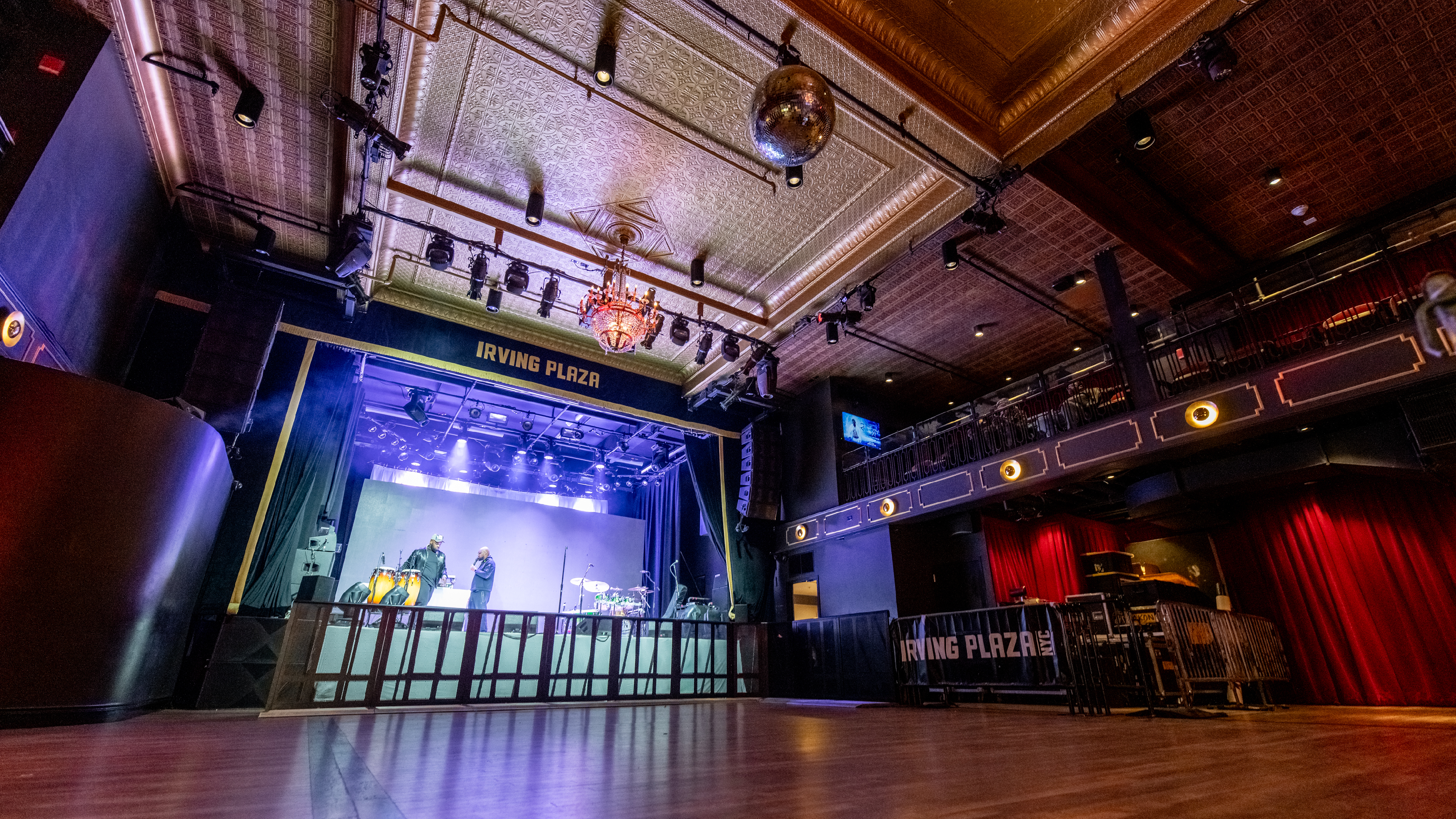A photo of the main room Irving Plaza empty