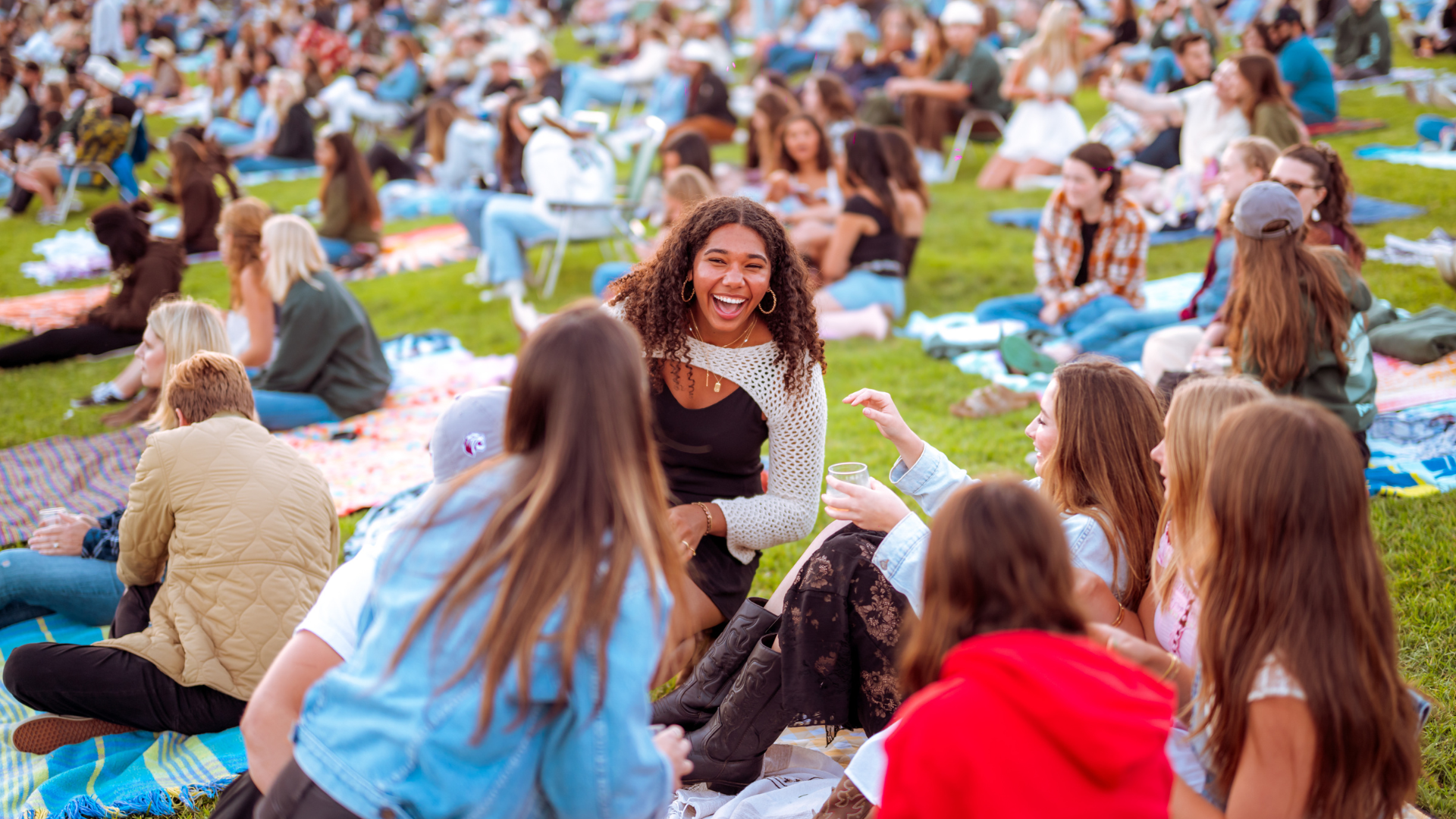 fans in the lawn
