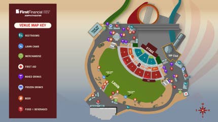 Visiting First Financial Credit Union Amphitheater: Parking, Amenities ...