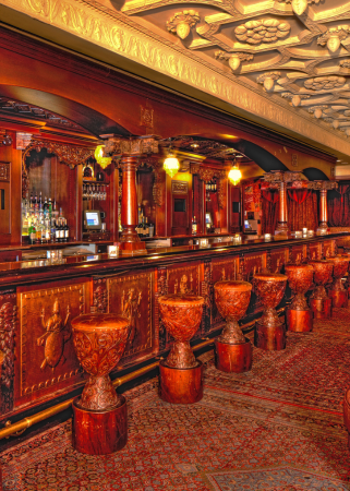 House of Blues Cleveland's Foundation Room - chairs at a bar 