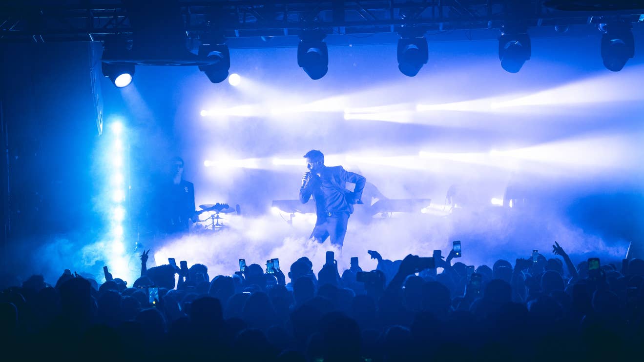 An artist performs at Ace of Spades