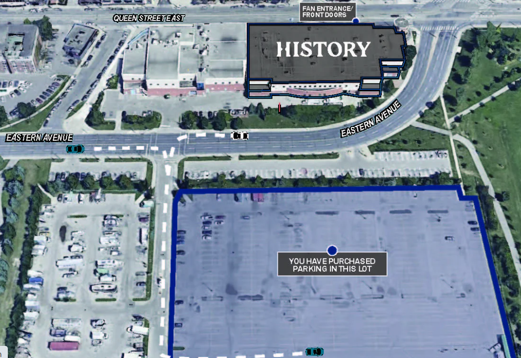 History Paid Parking Map
