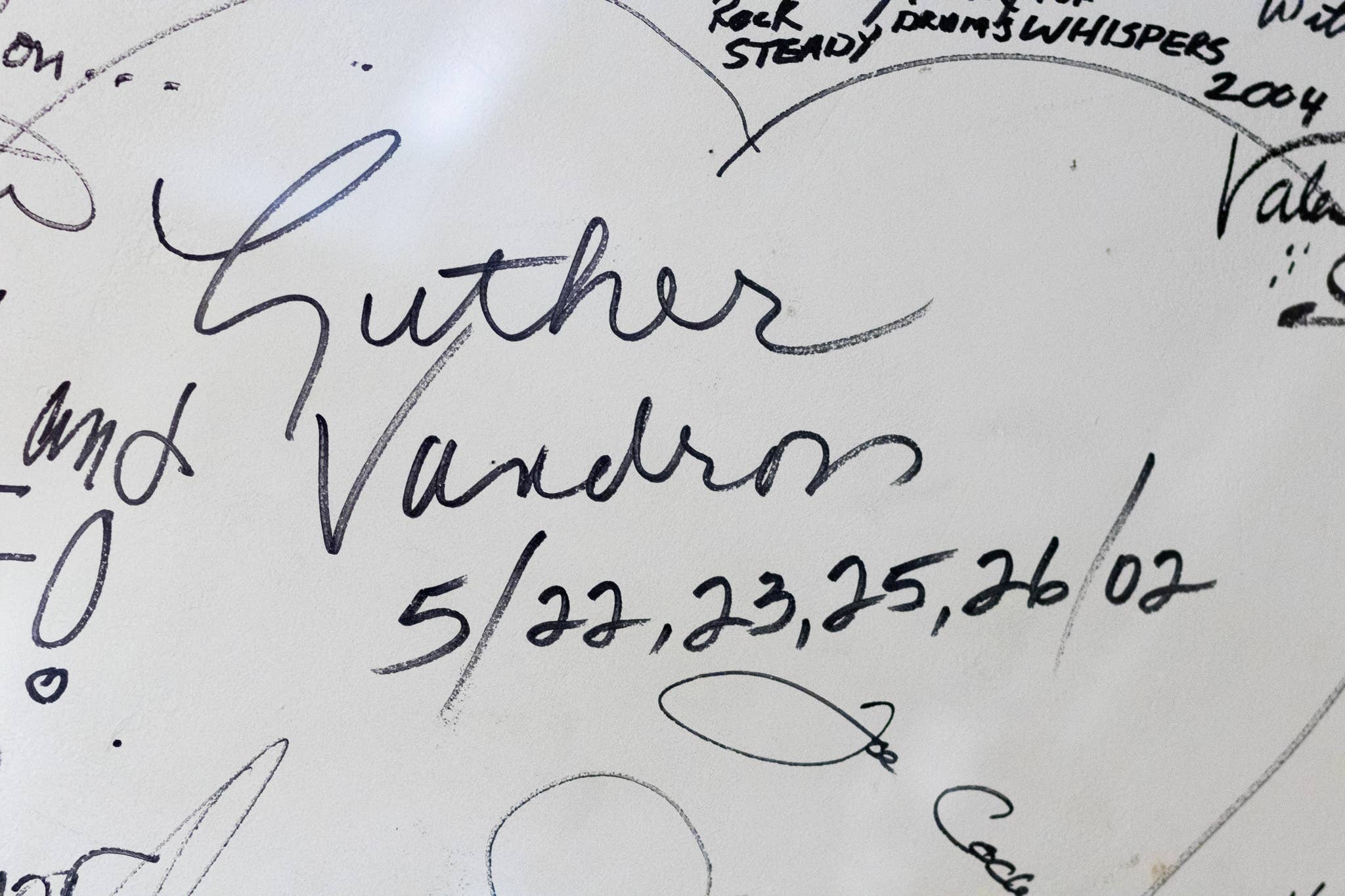 Luther Vandross Signature at Westbury Backstage