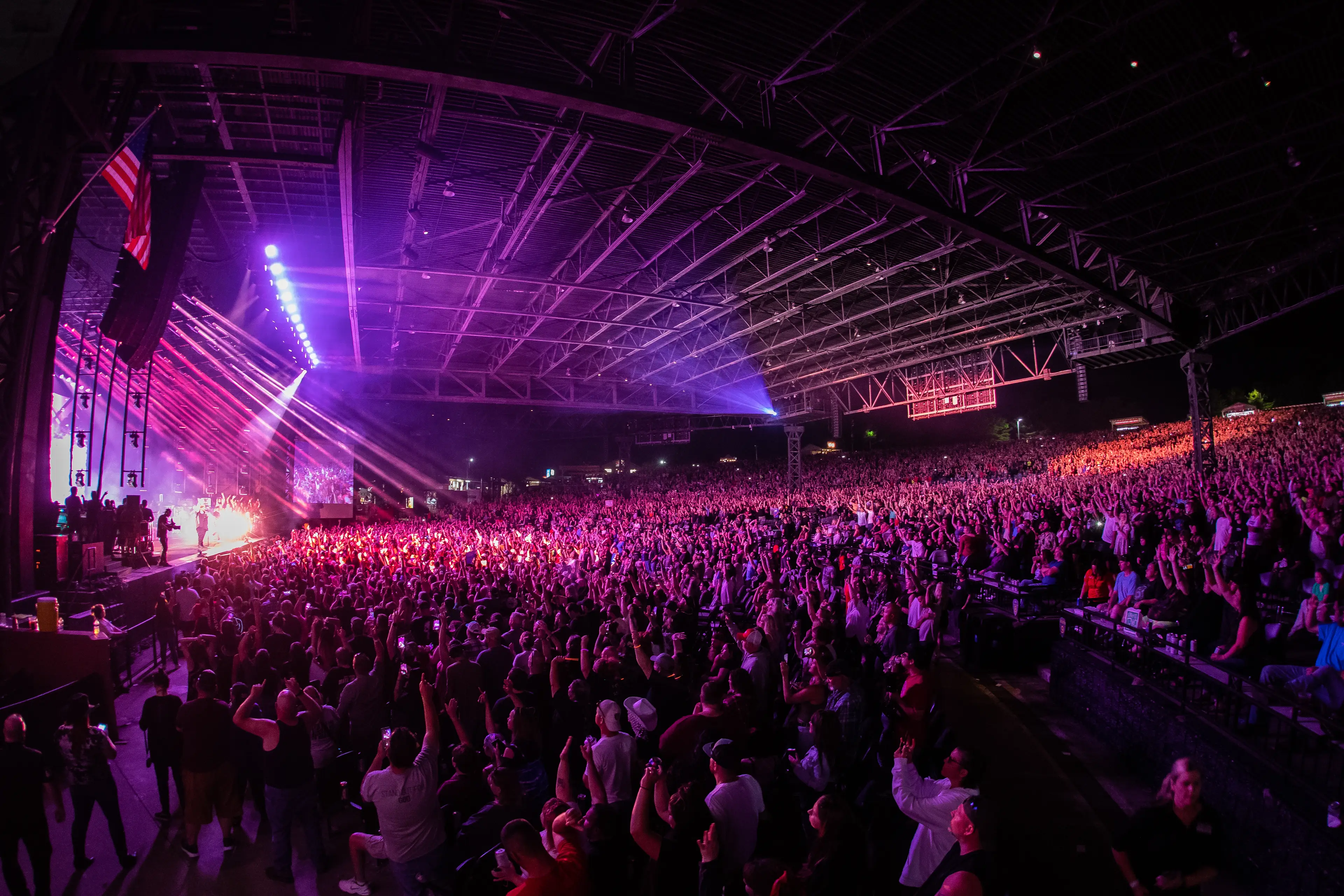 Large crowd at a concert
