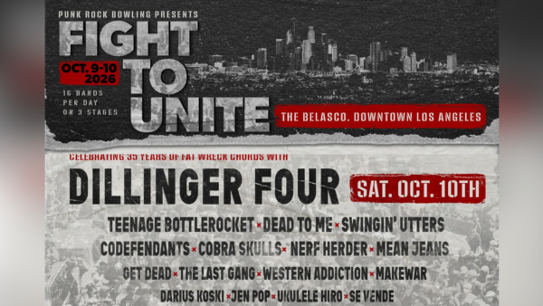 Imagem da fonte — Punk Rock Bowling presents Fight to Unite: Celebrating 35 Years of Fat Wreck Chords with Dillinger Four