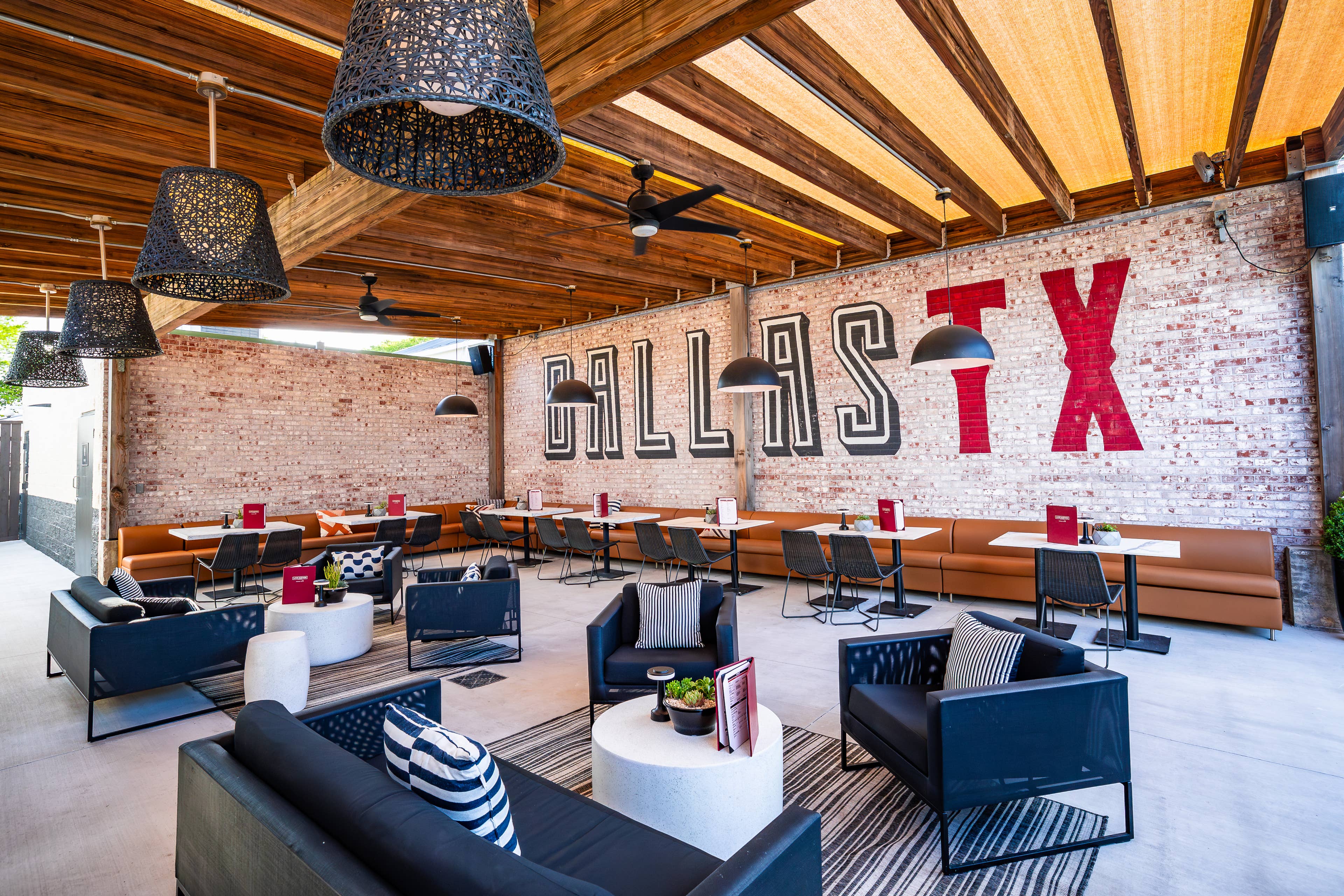 Image of the PSS VIP Club, showing all the tables and chairs available to sit in while using the club.
Live Nation presents Peso Pluma at Dos Equis Pavilion in Dallas, Texas on April 10, 2026. (Photo by ALIVE for Live Nation)