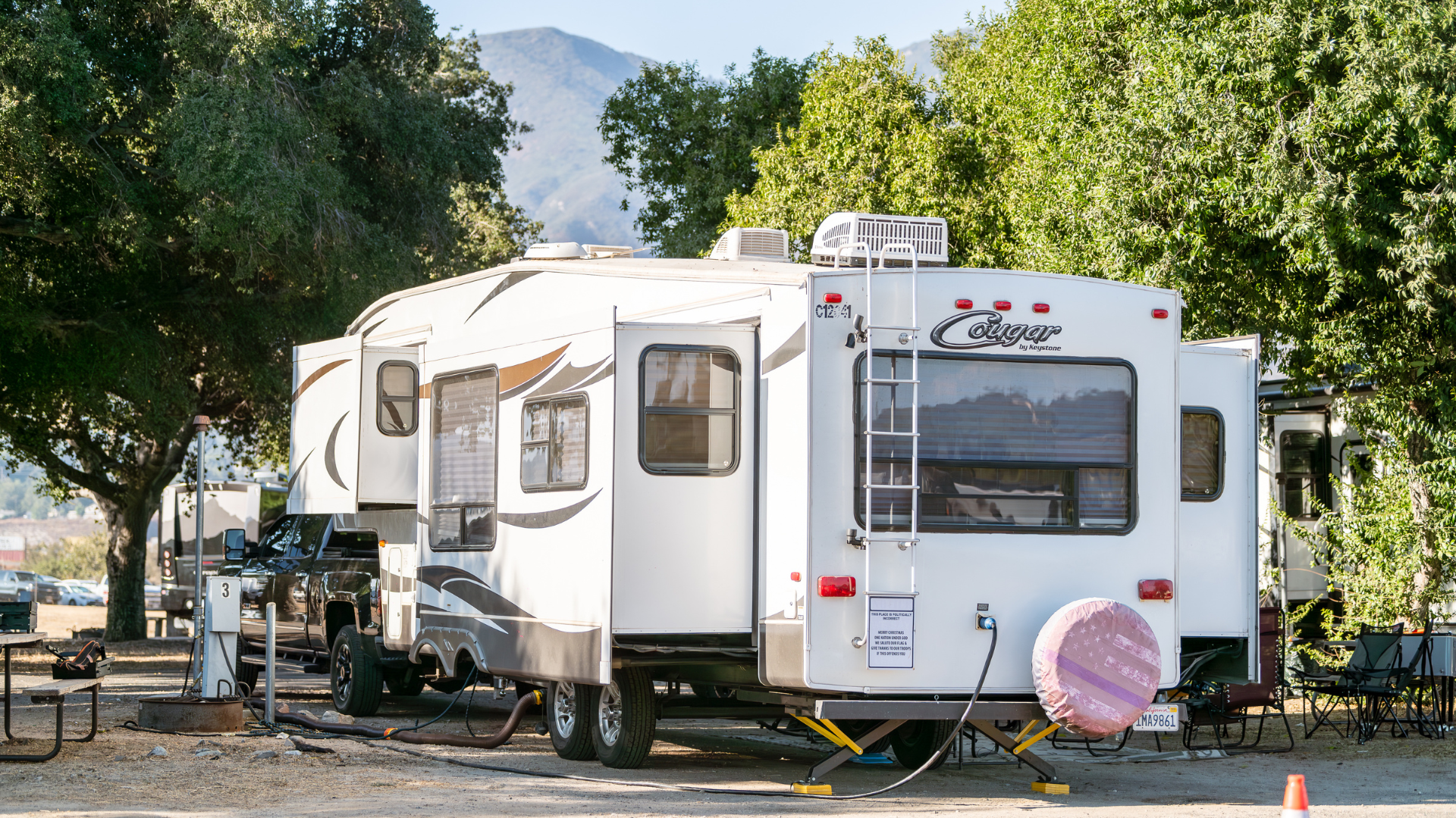 camping rv at glen helen