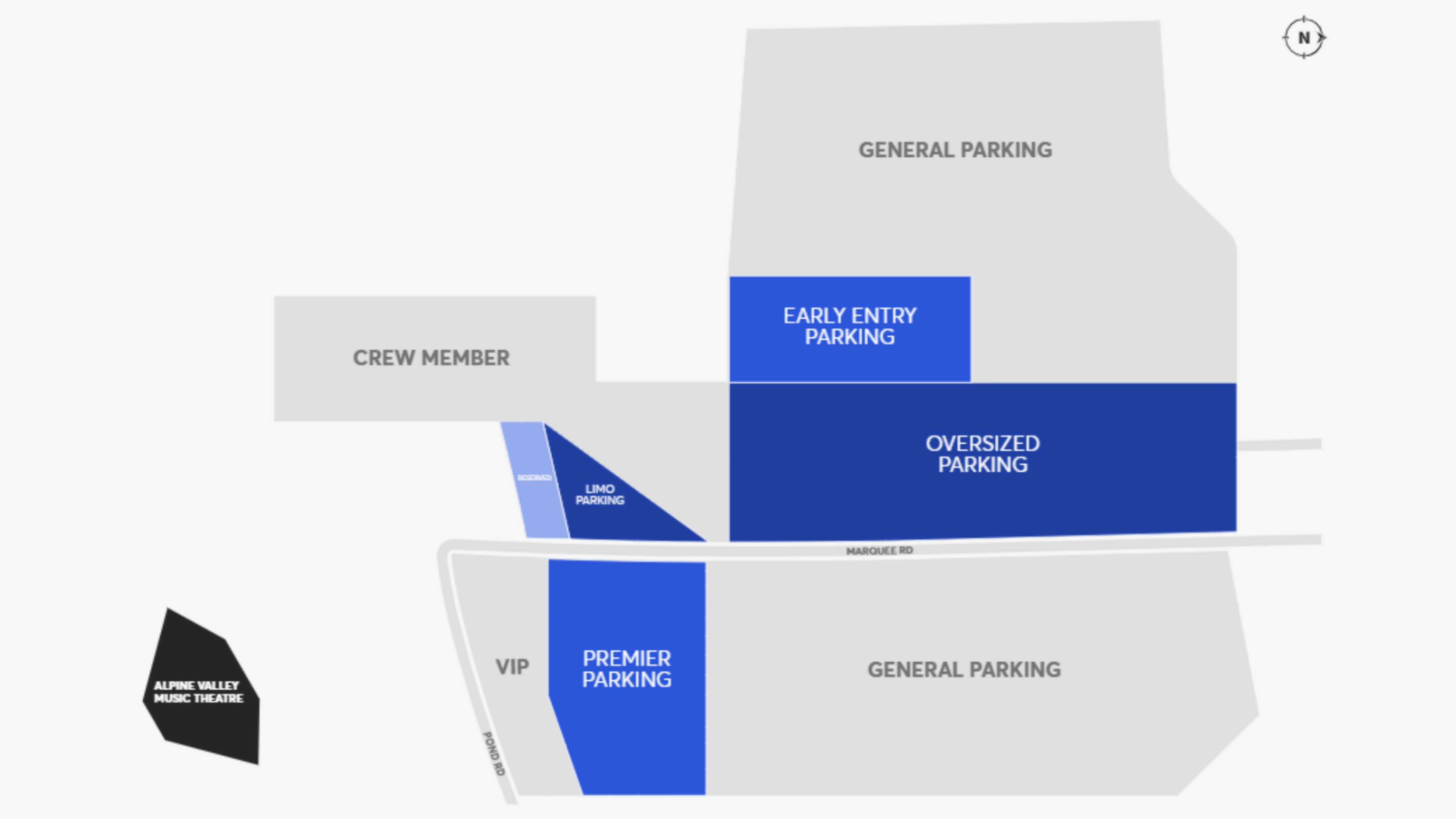 Alpine Valley Music Theatre Parking Map