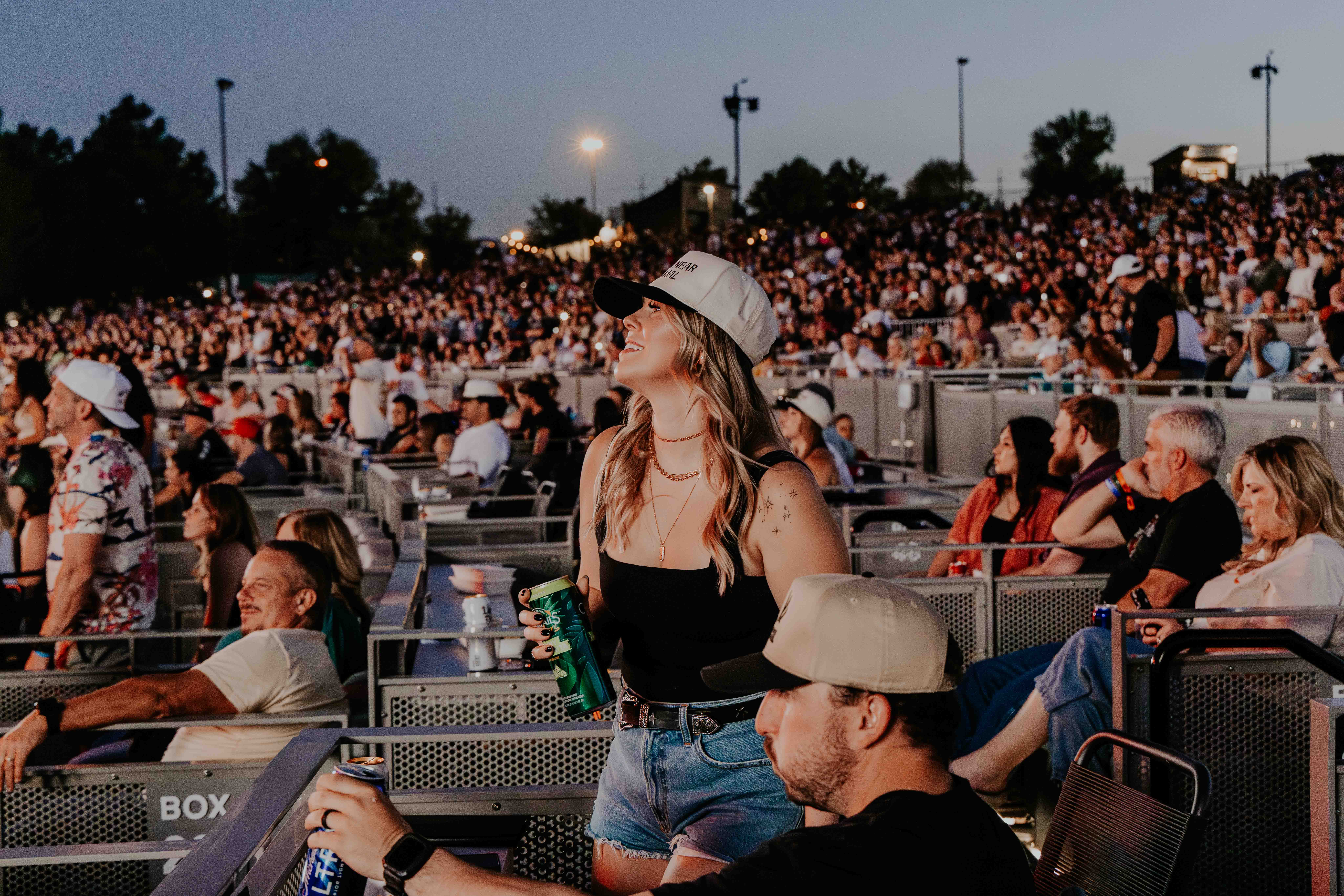 Fans in Premium Seating
