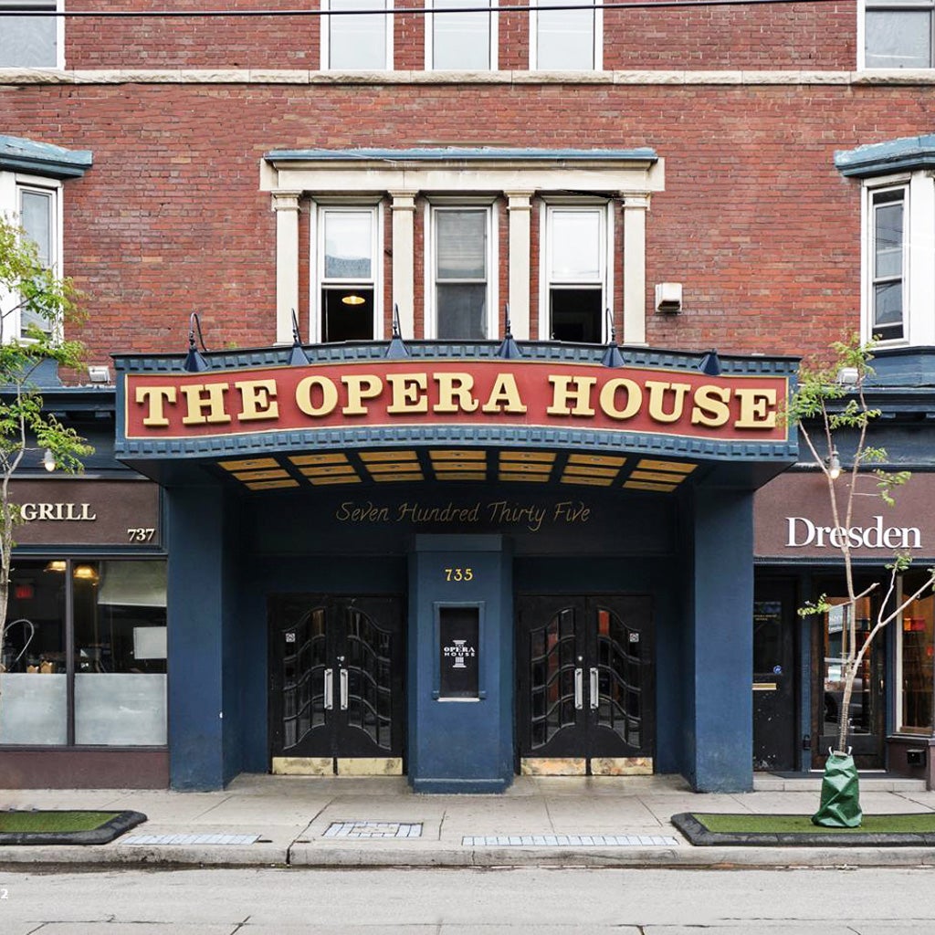 The front exterior of The Opera House in Toronto