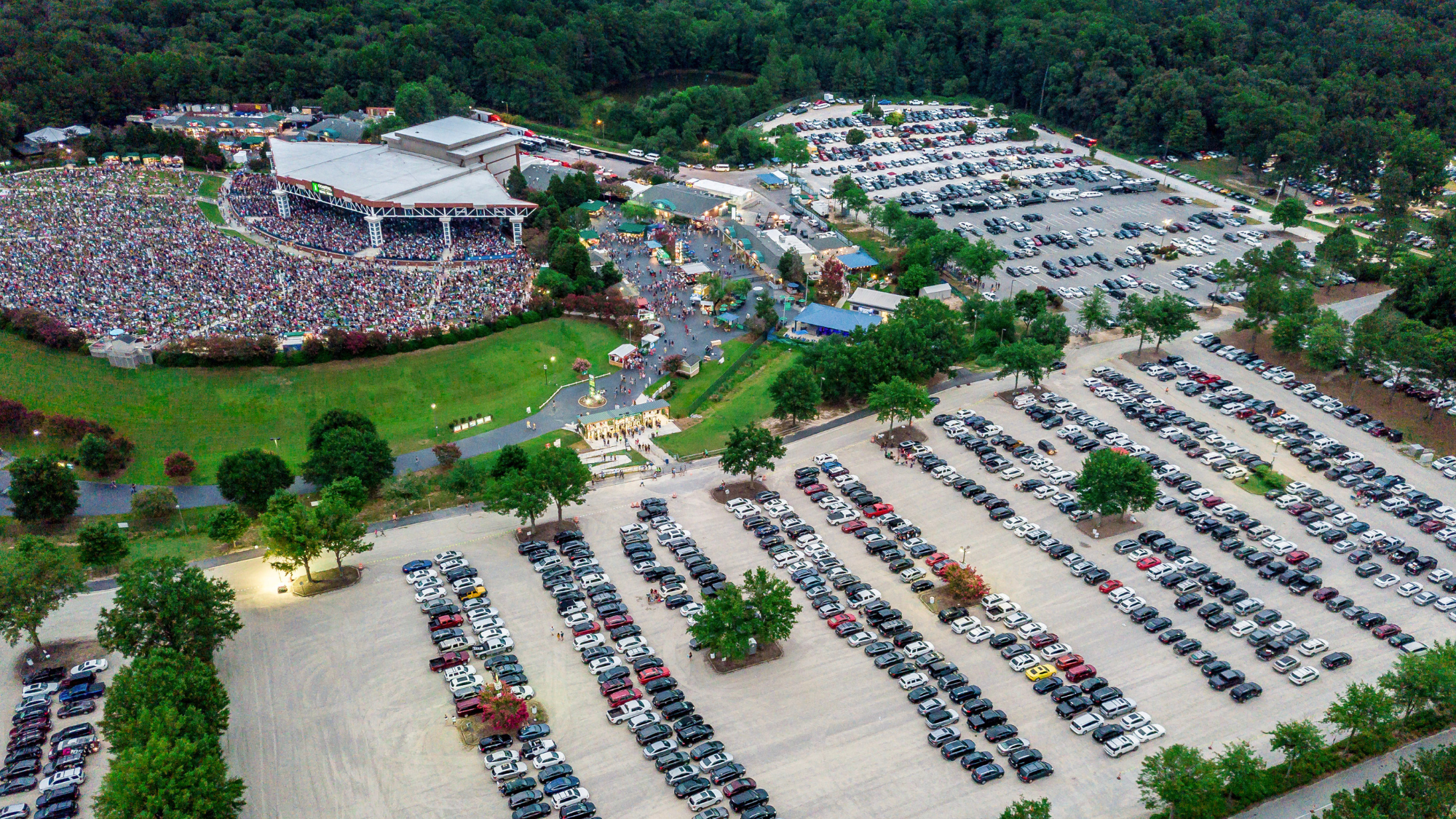 Parking Offerings at Coastal Credit Union Music Park at Walnut Creek