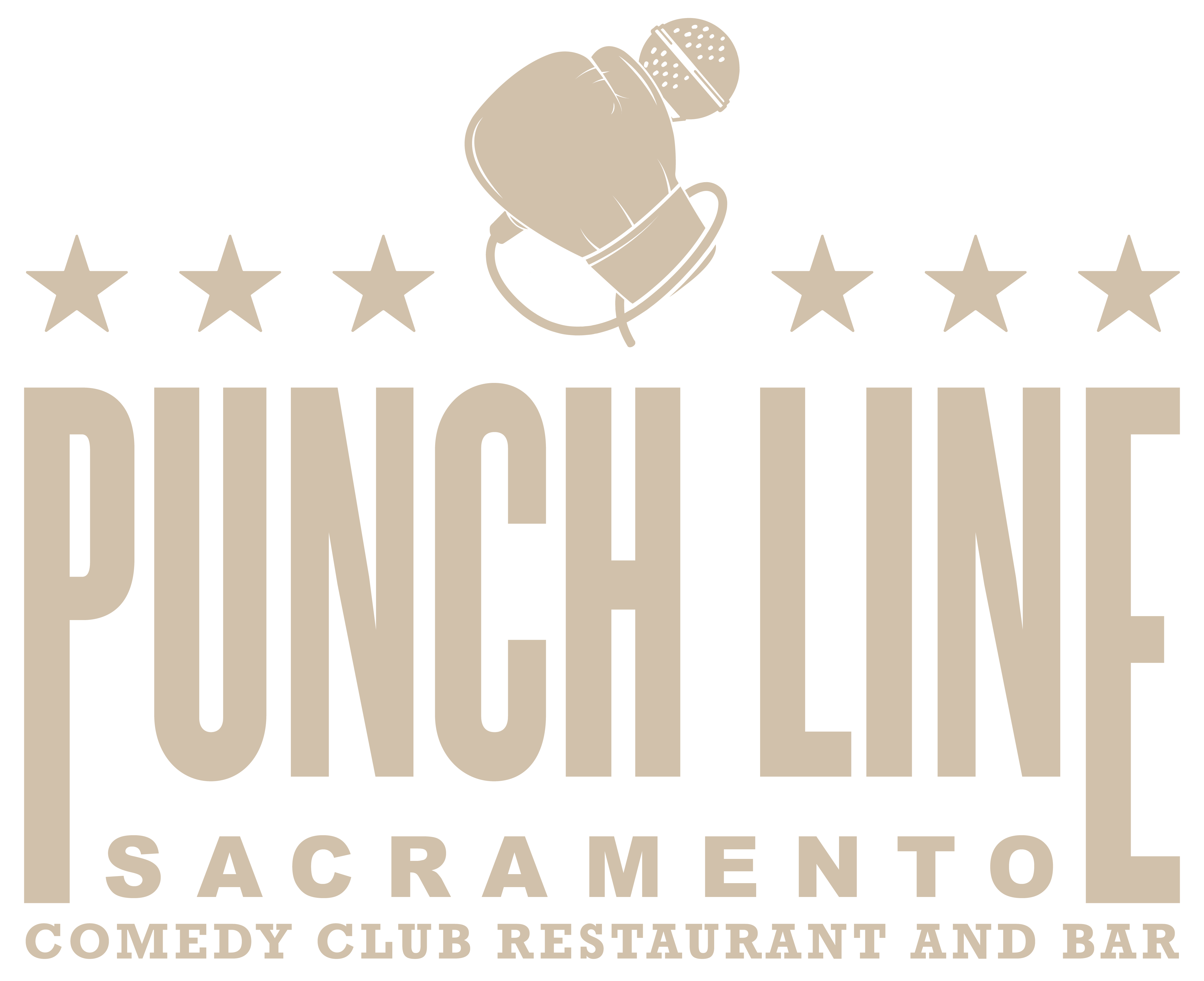 Punch Line Comedy Club Sacramento Restaurant and Bar Logo