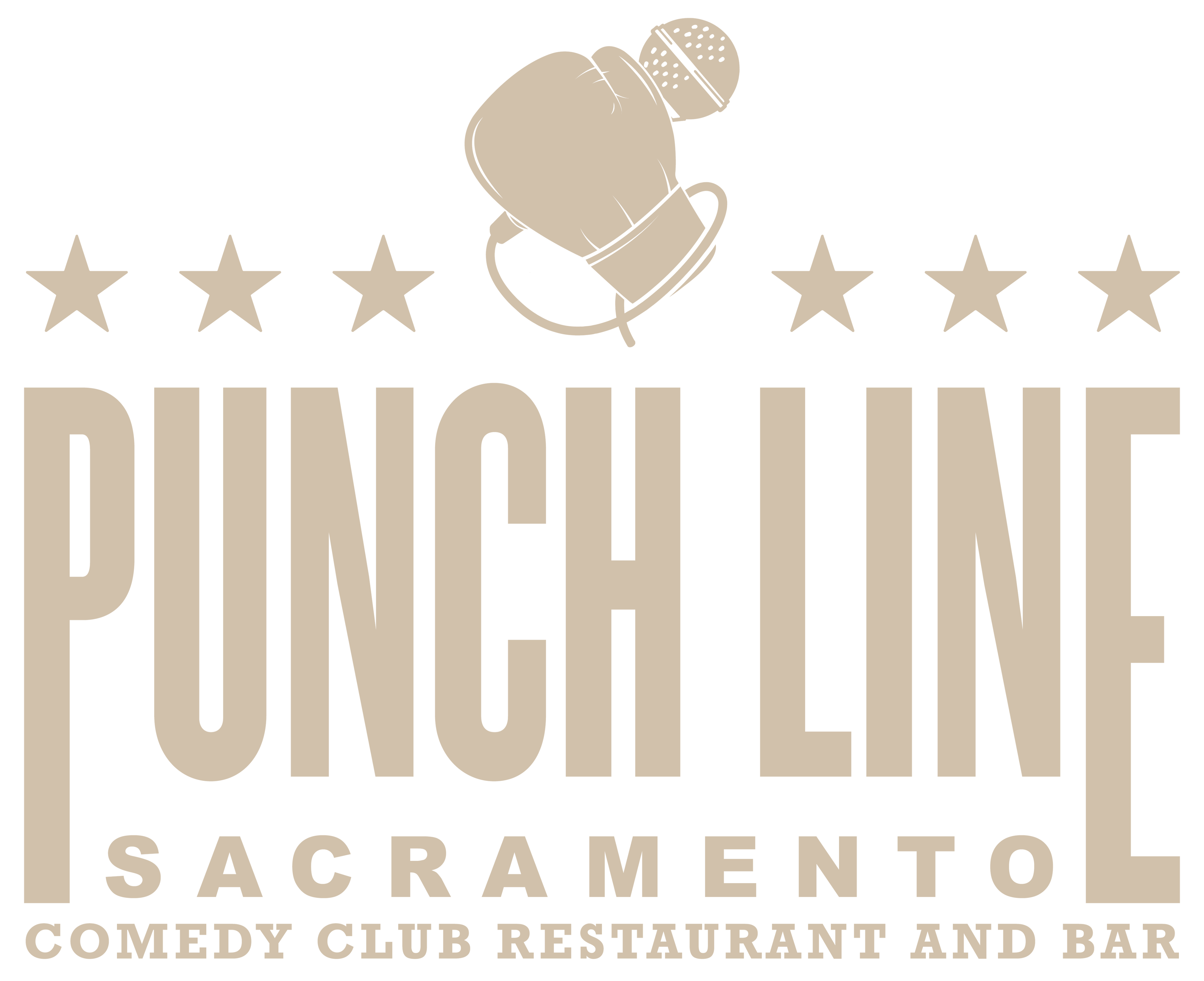 Punch Line Comedy Club Sacramento Restaurant and Bar Logo