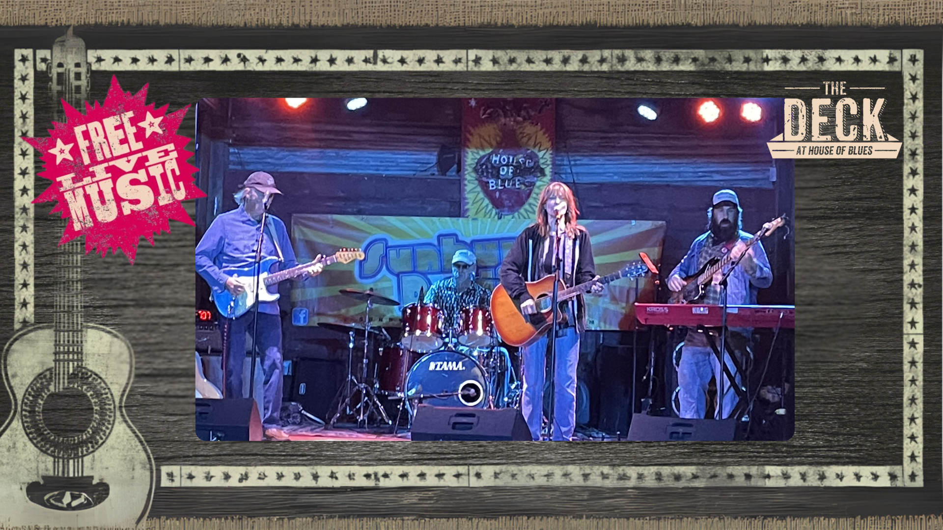 Live Music on The Deck: Sunburst Radio at House of Blues Myrtle Beach