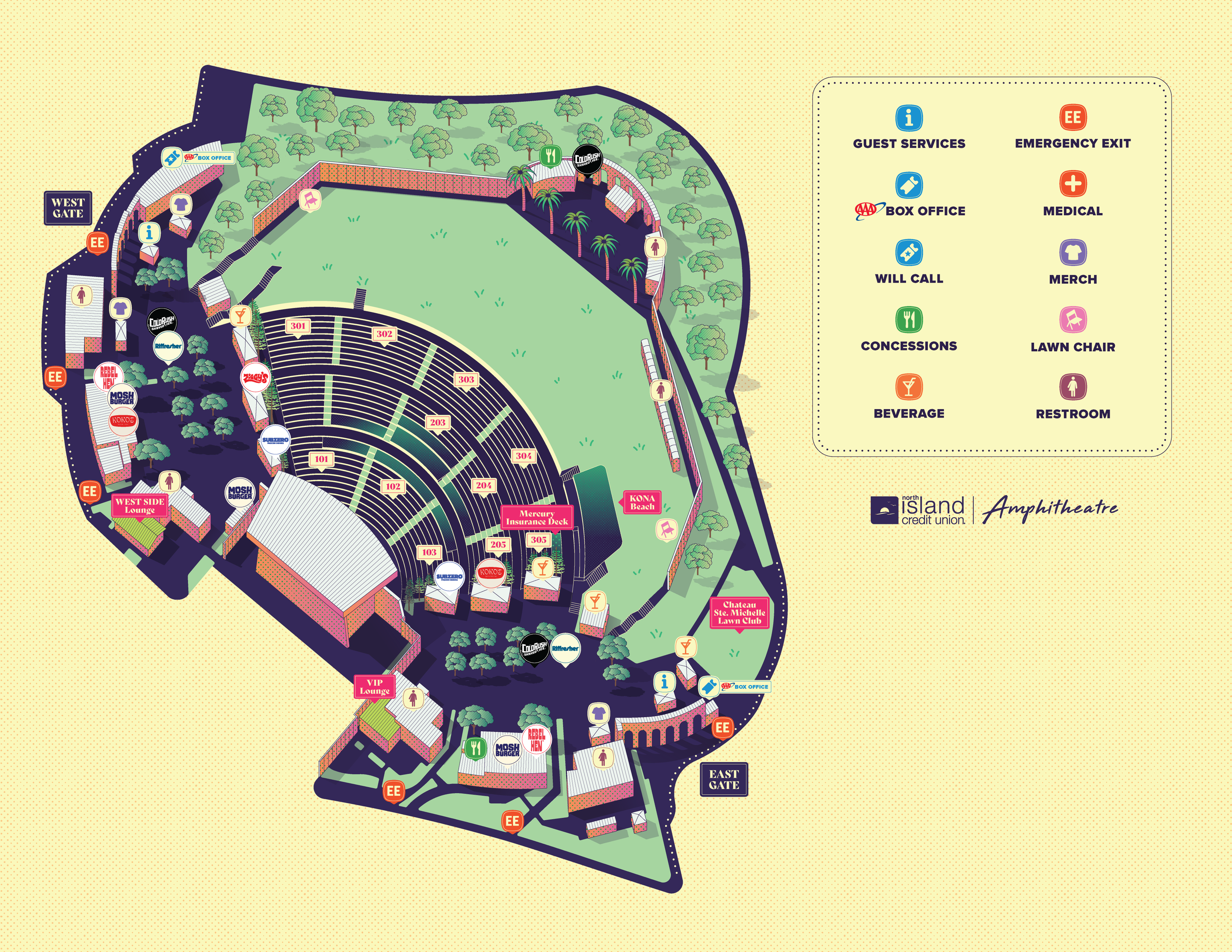 North Credit Union Amphitheatre Bag Policy