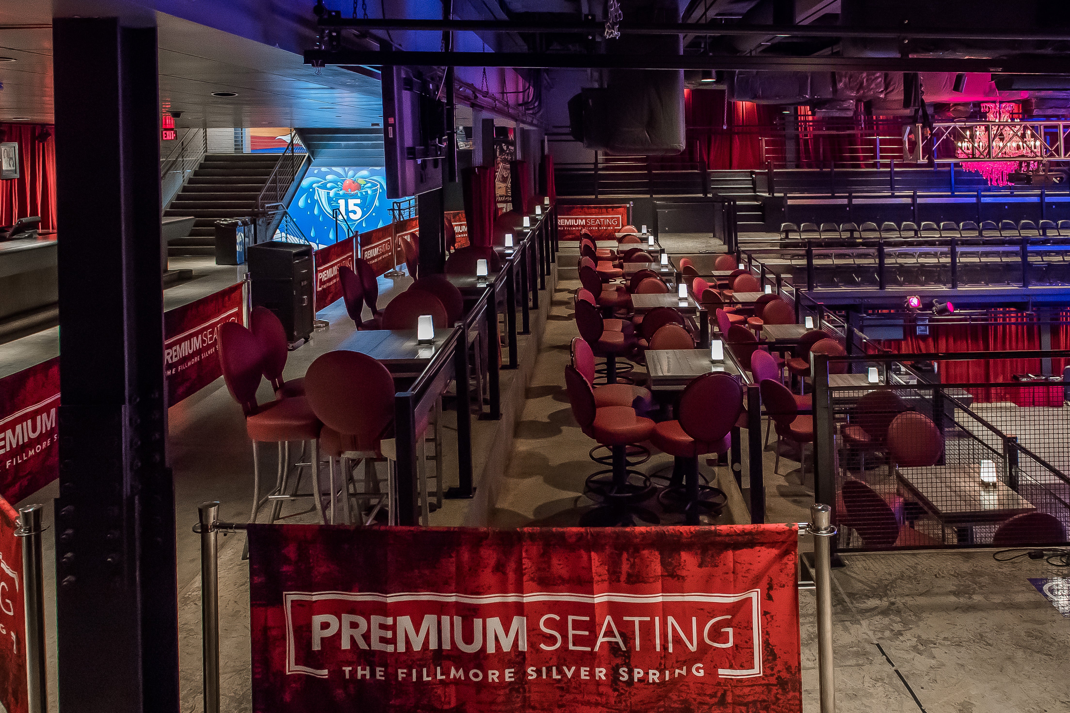 Fillmore Silver Spring Premium Seating