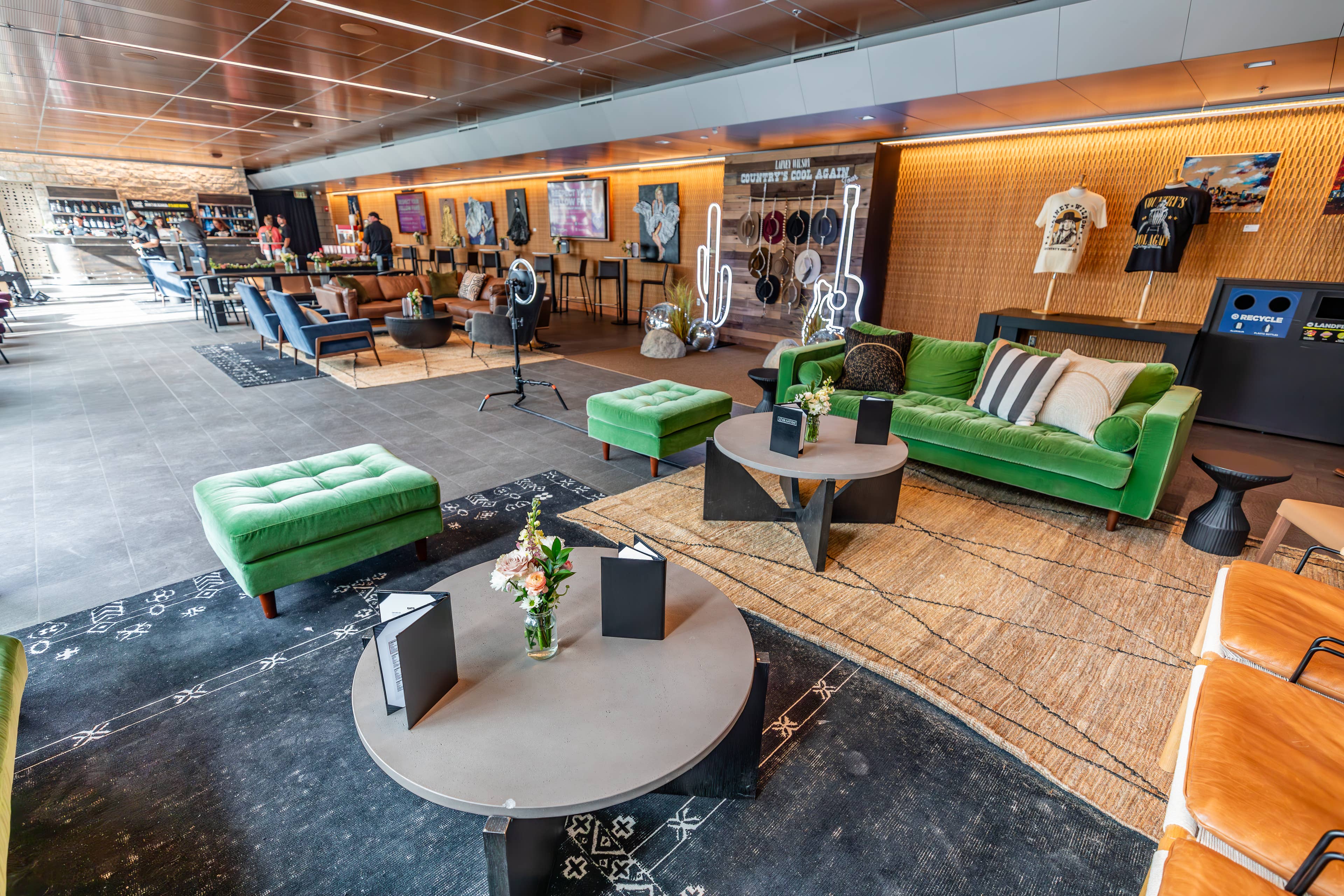 A photo of Ascend's VIP Club decorated for a Lainey Wilson show.