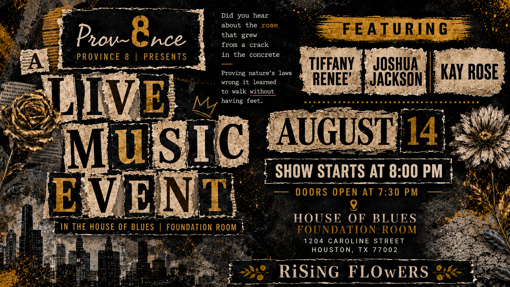 Province 8 Presents | Rising Flowers