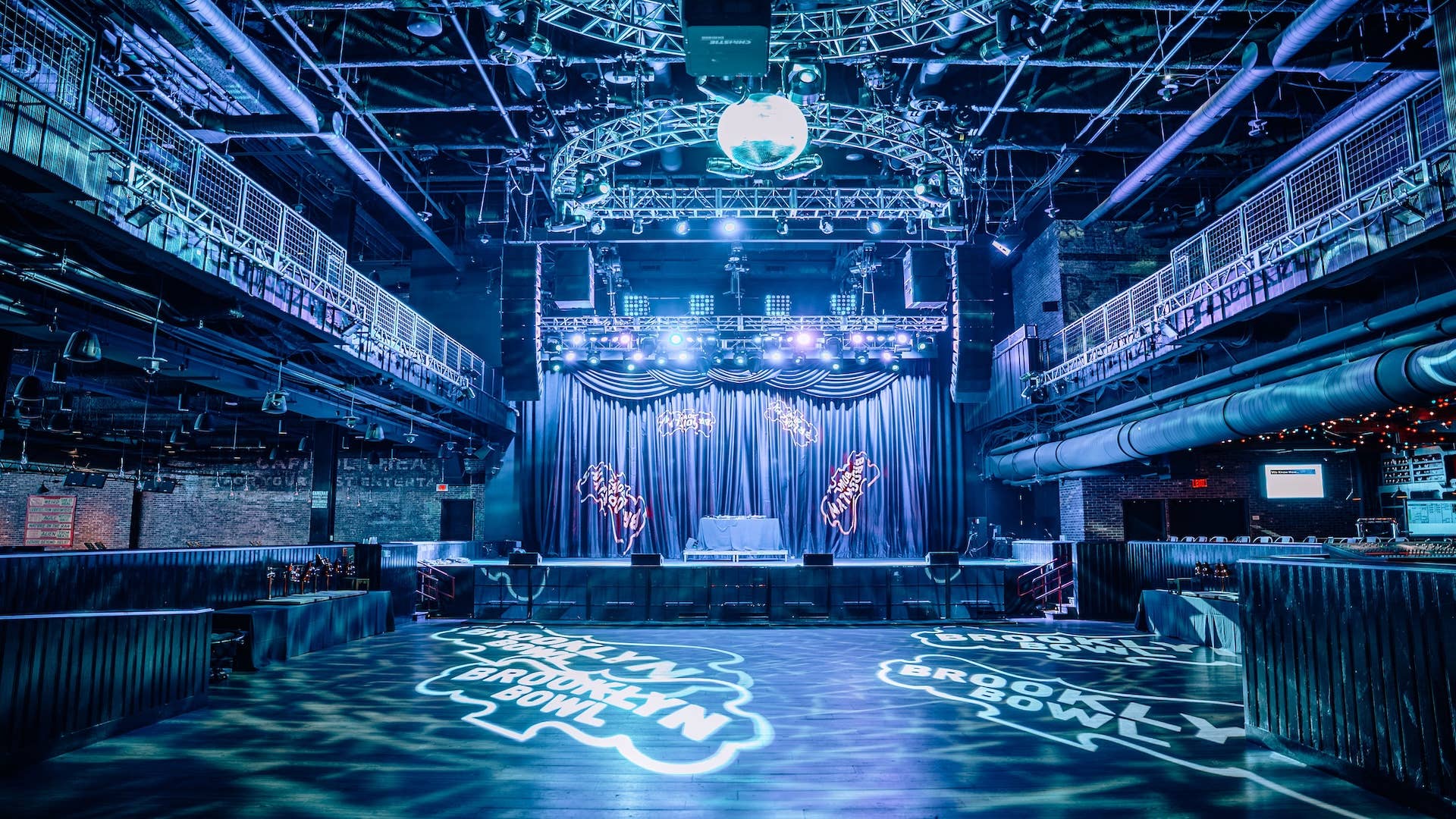 A view of the music hall room 