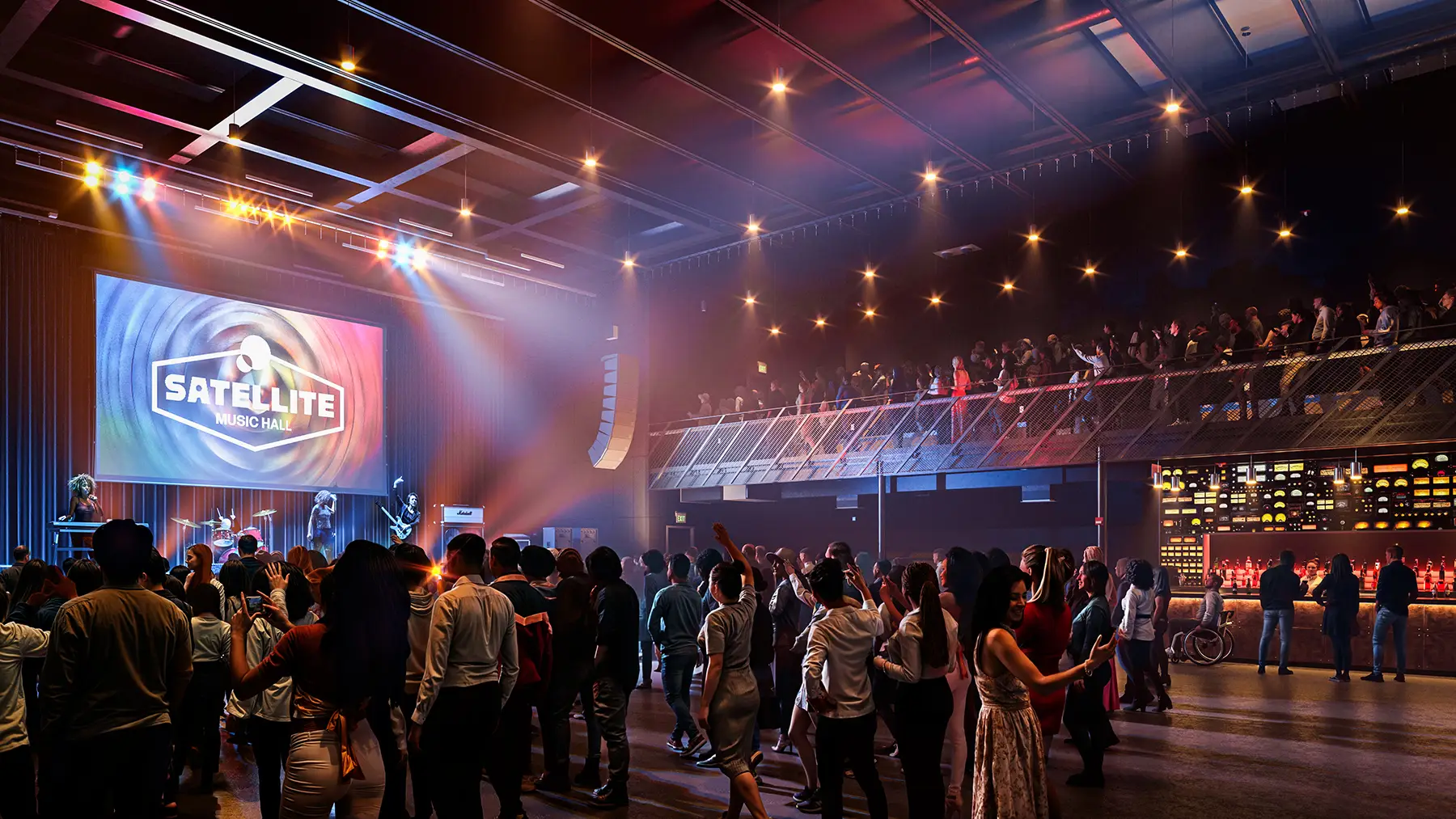 Looking for a Memphis private event space? Satellite Music Hall offers flexible venue rental for corporate events, cocktail receptions, concerts, and large social gatherings.