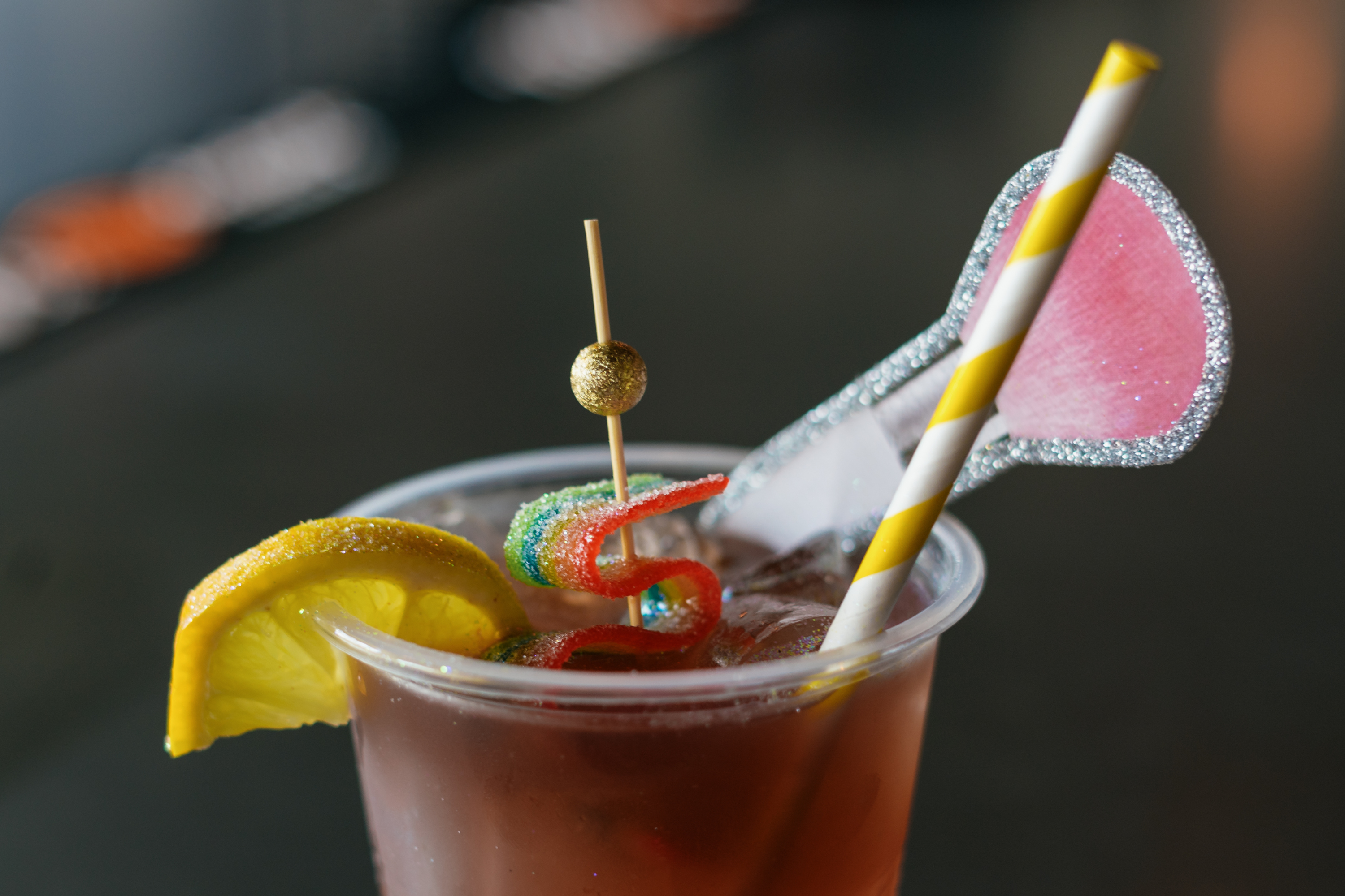 Colorful cocktail.