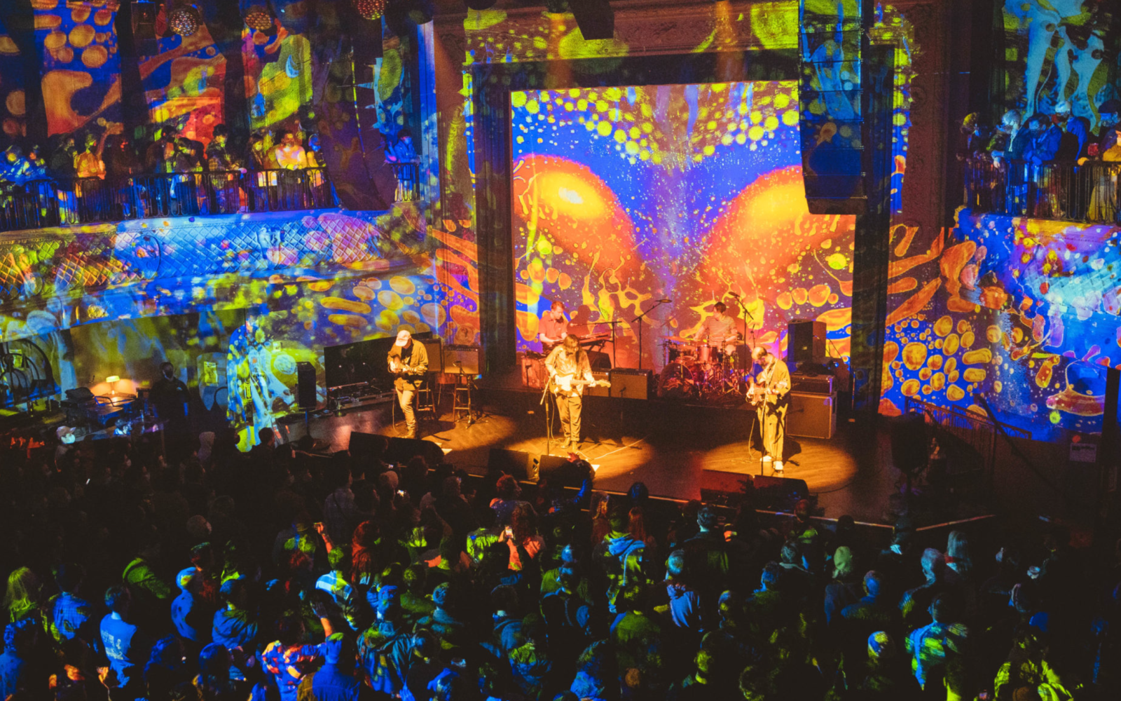 Fans enjoy a show at August Hall