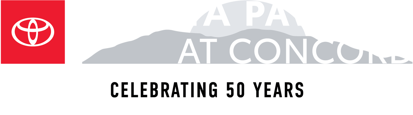 Toyota Pavilion at Concord 50th Anniversary Logo