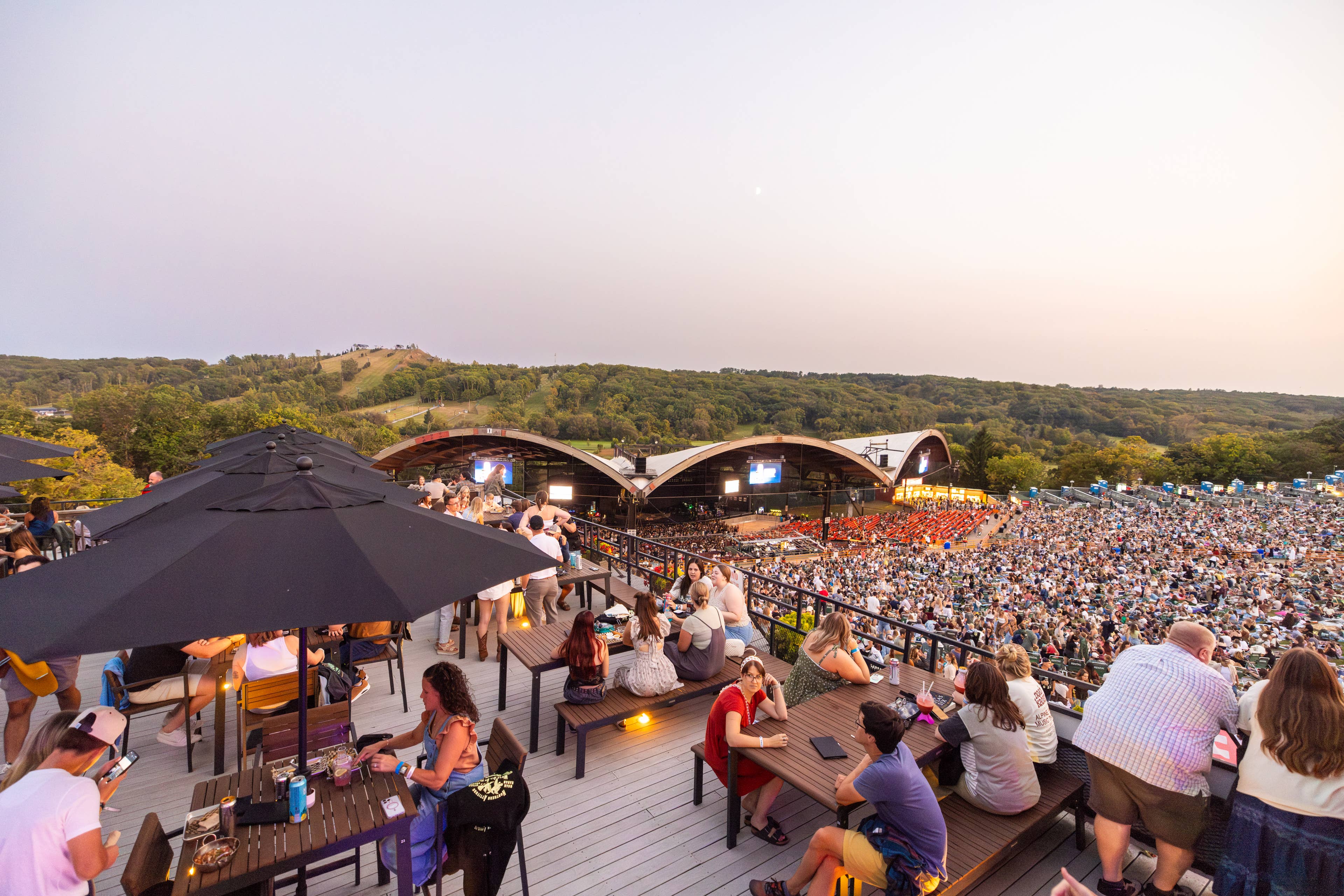 Live Nation presents Noah Kahan at Alpine Valley Music Theatre in Troy, Wisconsin on September 11, 2024. (Photo by Alive Coverage for Live Nation)