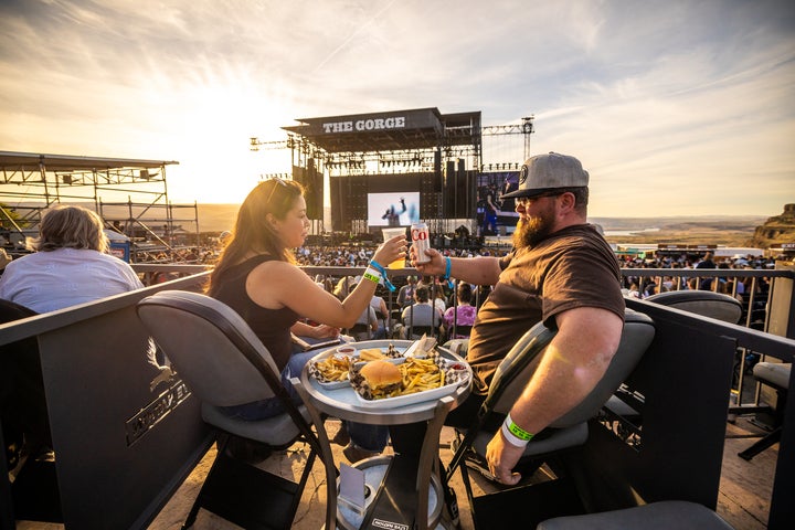 View of The Gorge from premium suites. 