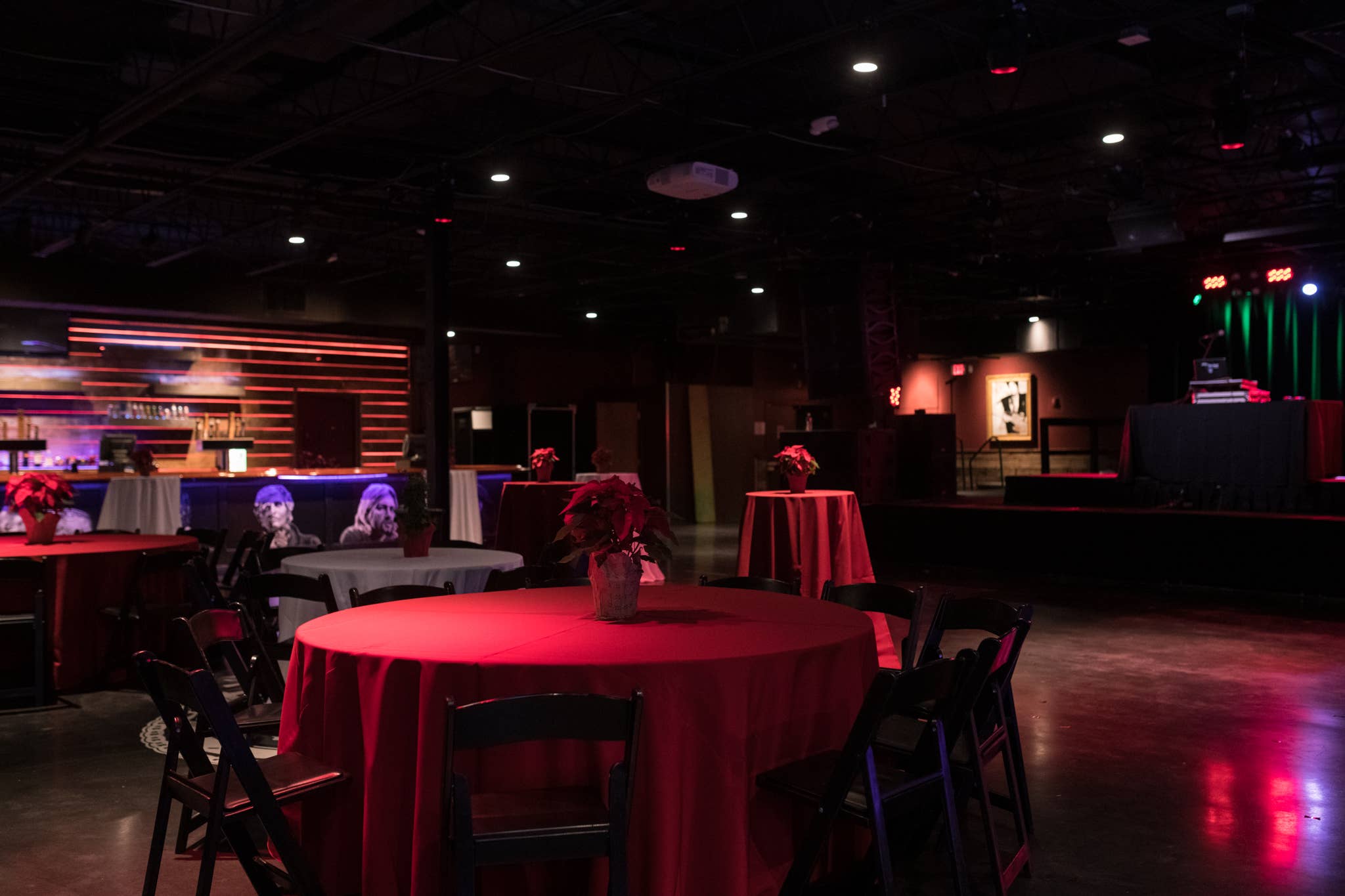 A photo of The Underground set up for a Private Event. 