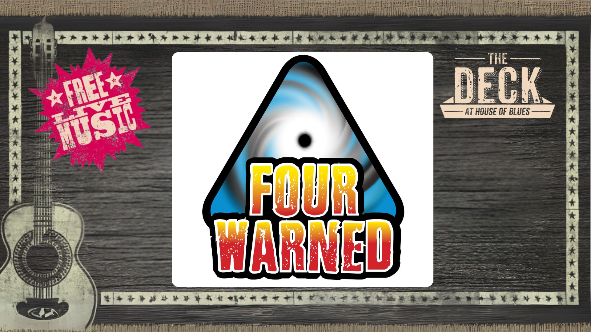 Live Music on The Deck: Four Warned