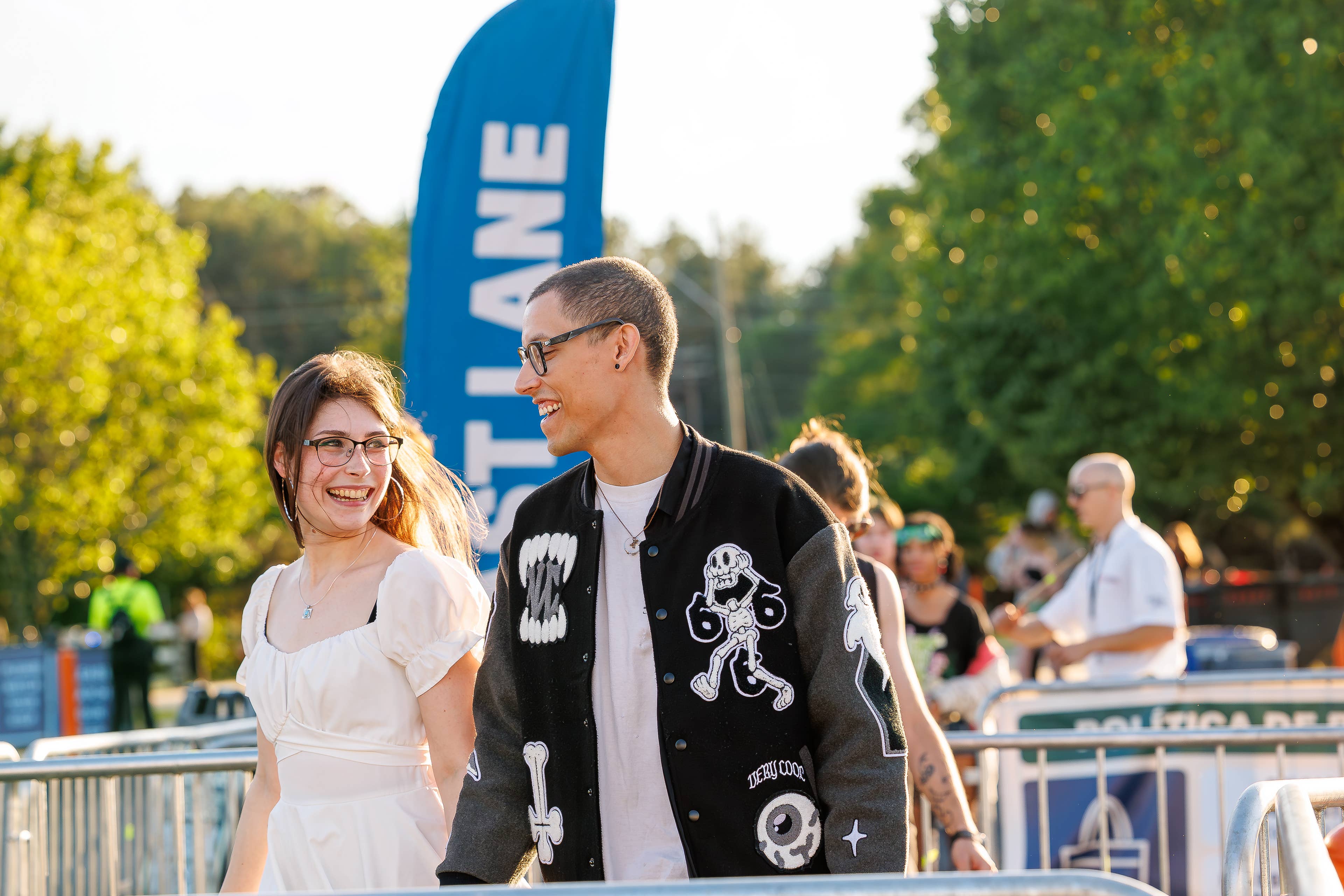 Fans walking through Fast Lane at Pierce The Veil at PNC Music Pavilion in Charlotte, North Carolina on May 13, 2025. (Photo by Alive Coverage for Live Nation)