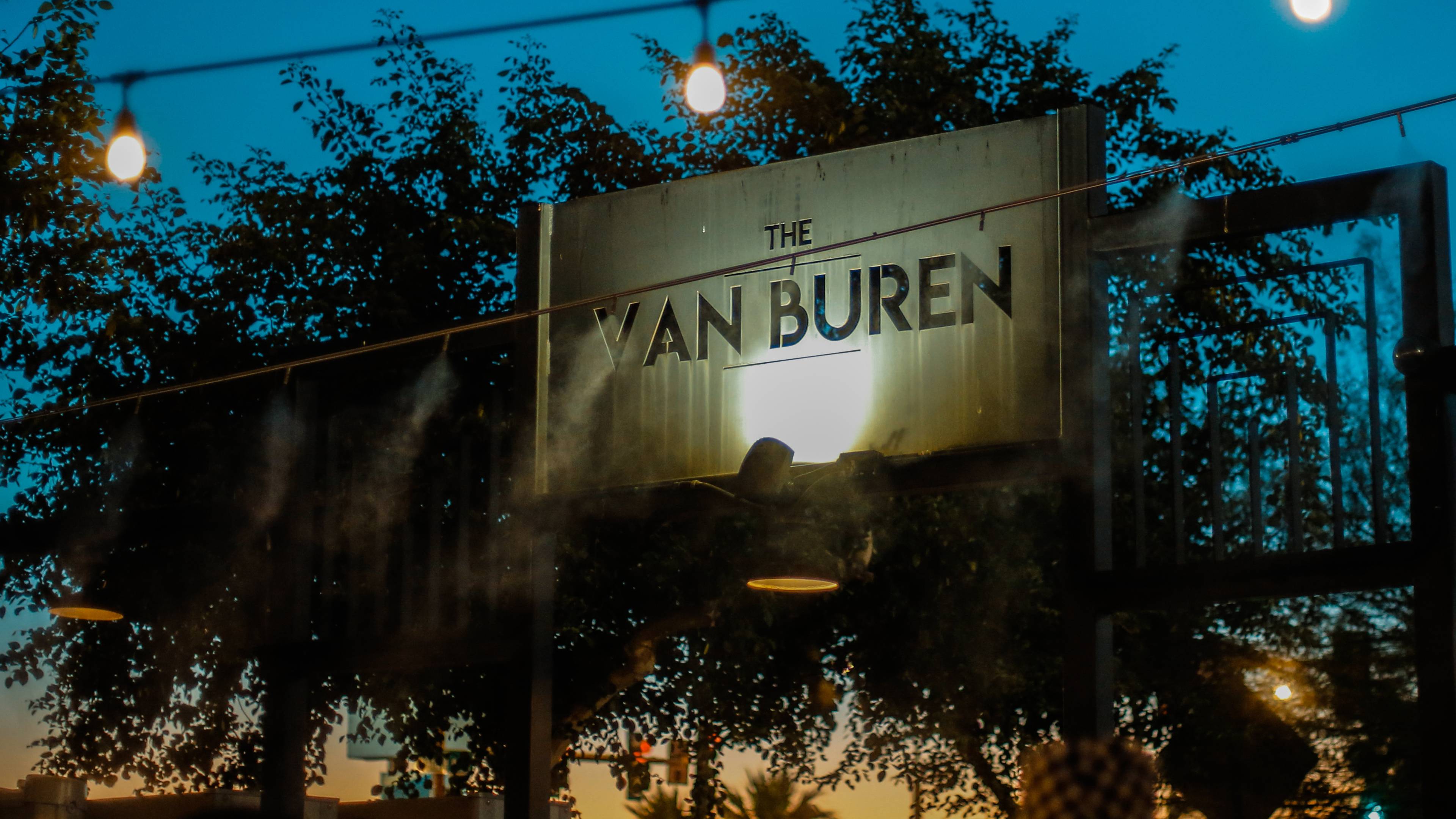 The Van Buren sign 