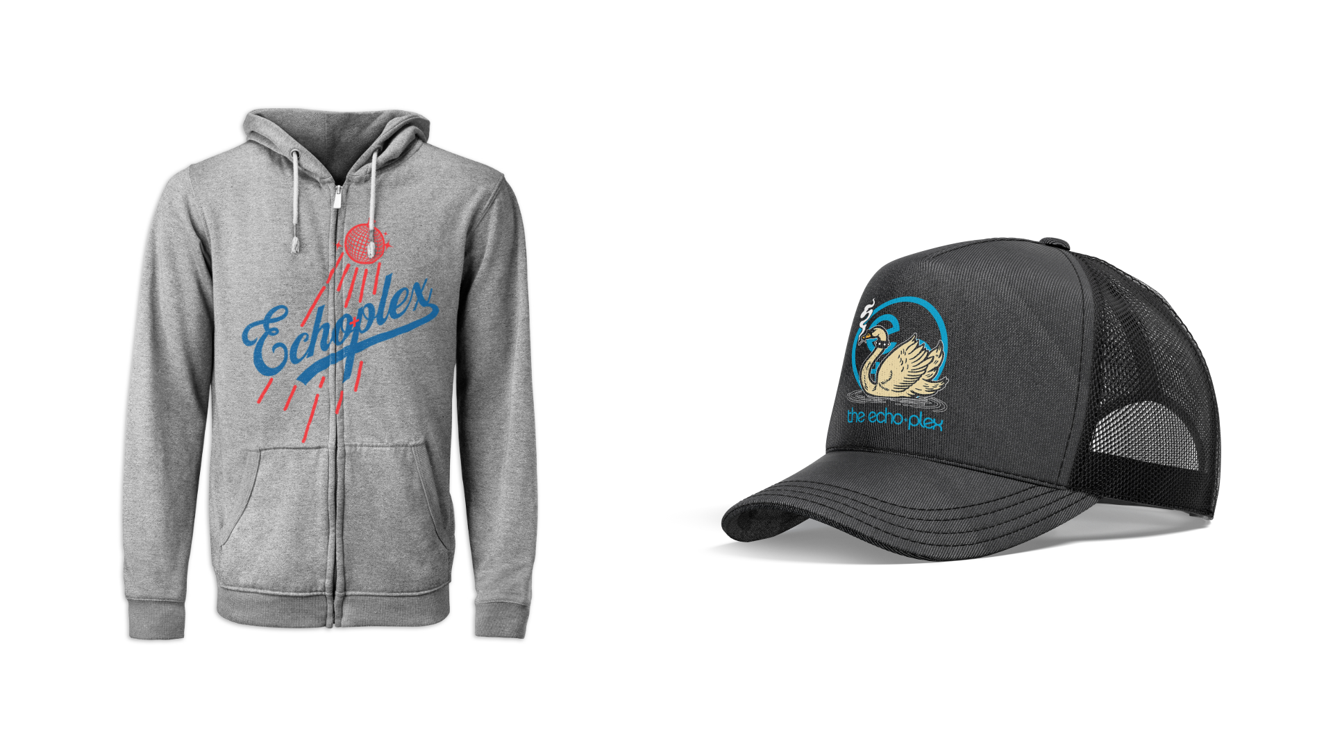 Merch from the Echo+plex