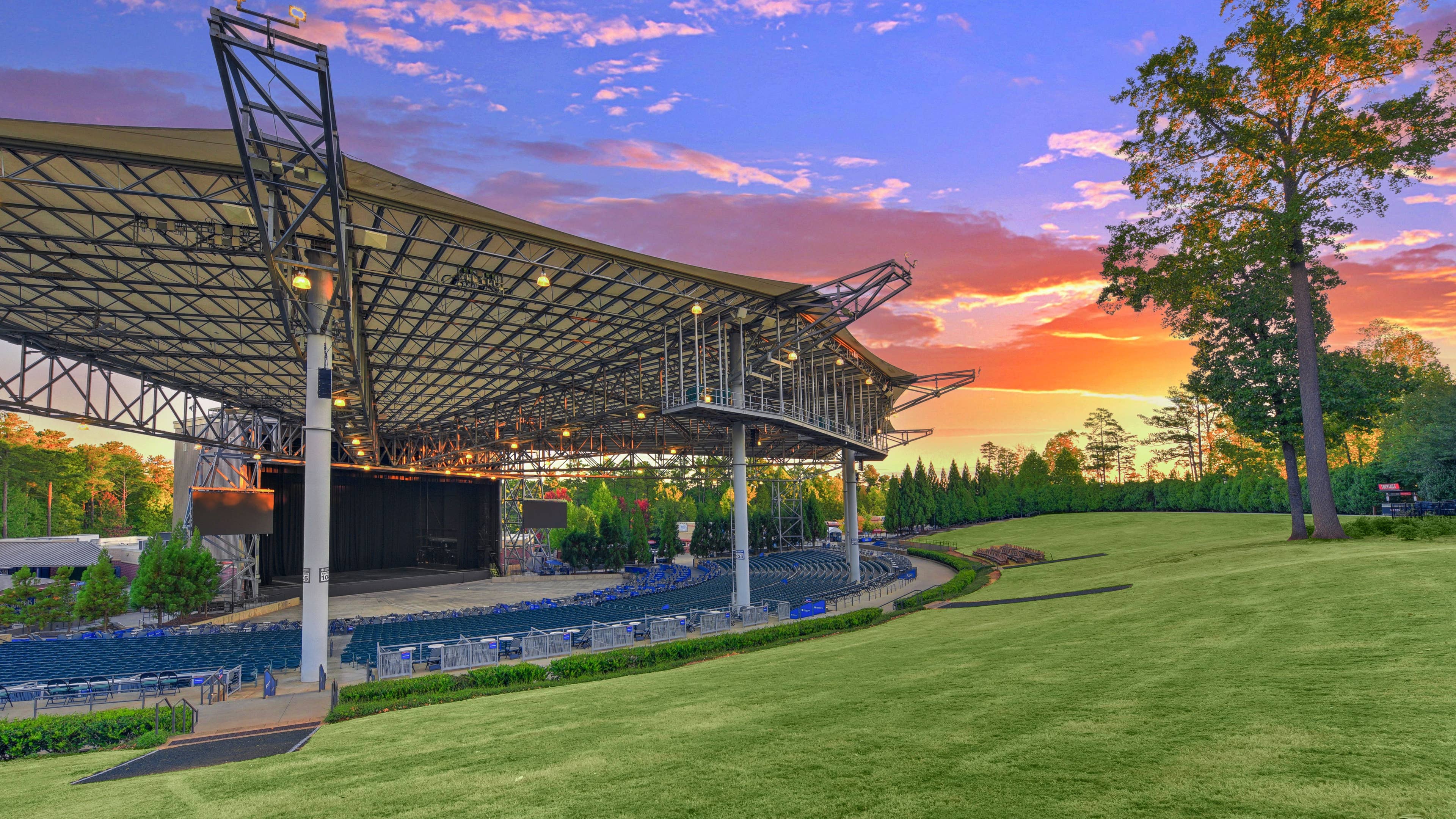 The lawn at Ameris Bank Amphitheatre