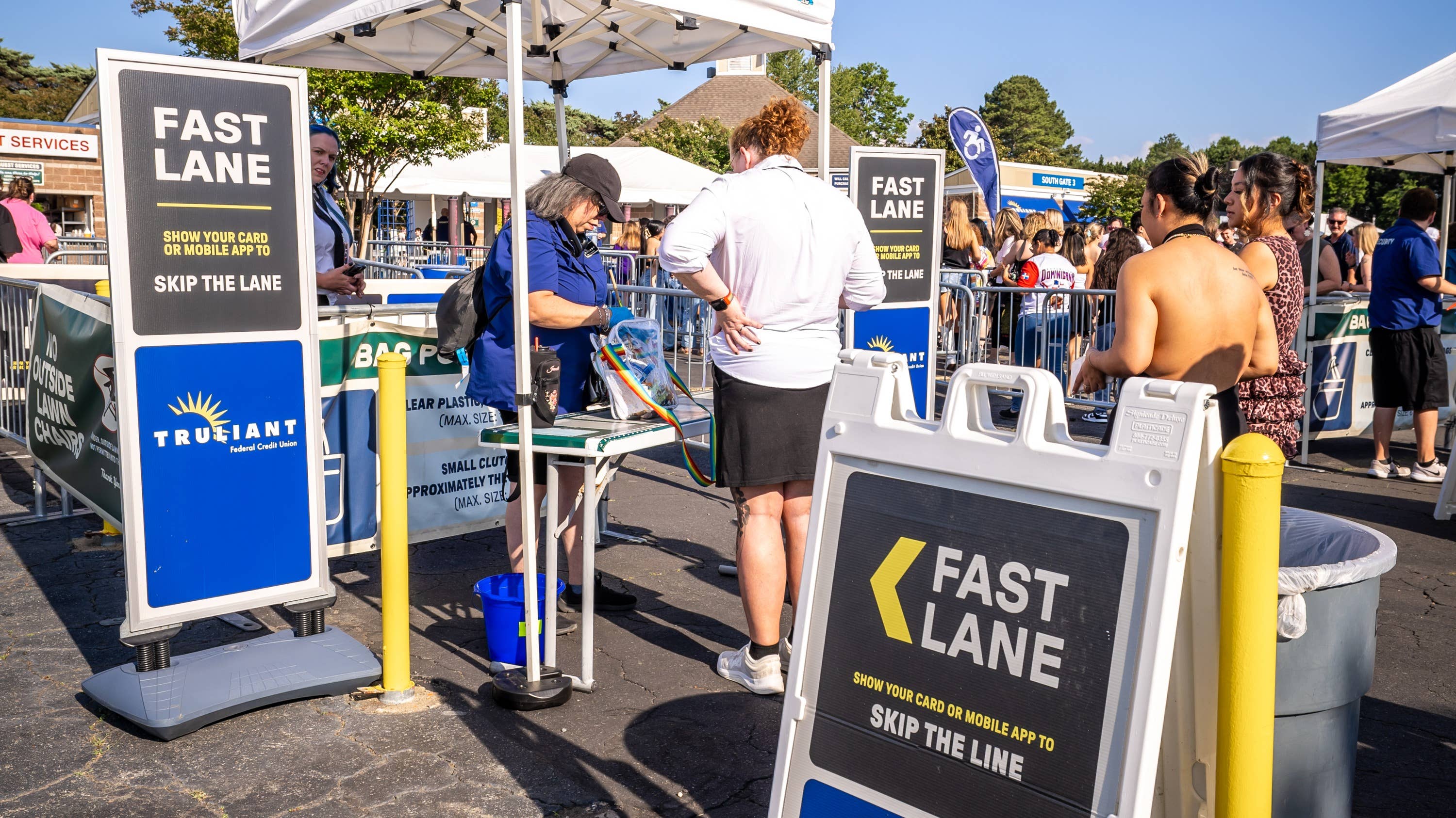 Live Nation presents Pitbull at Truliant Amphitheater in Charlotte, North Carolina on May 20, 2026. (Photo by ALIVE for Live Nation). Photo shows the Truliant fast lane at Truliant Amphitheater. 